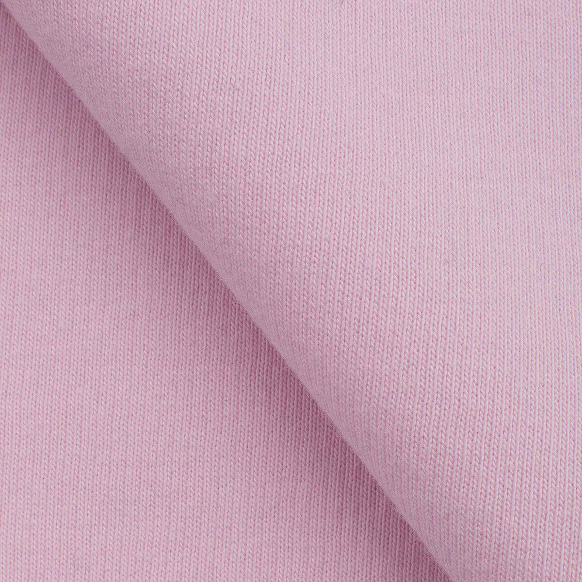 LIGHTWEIGHT COTTON BRUSHED SWEATSHIRT FLEECE FABRIC - POWDER PINK - 280 GSM