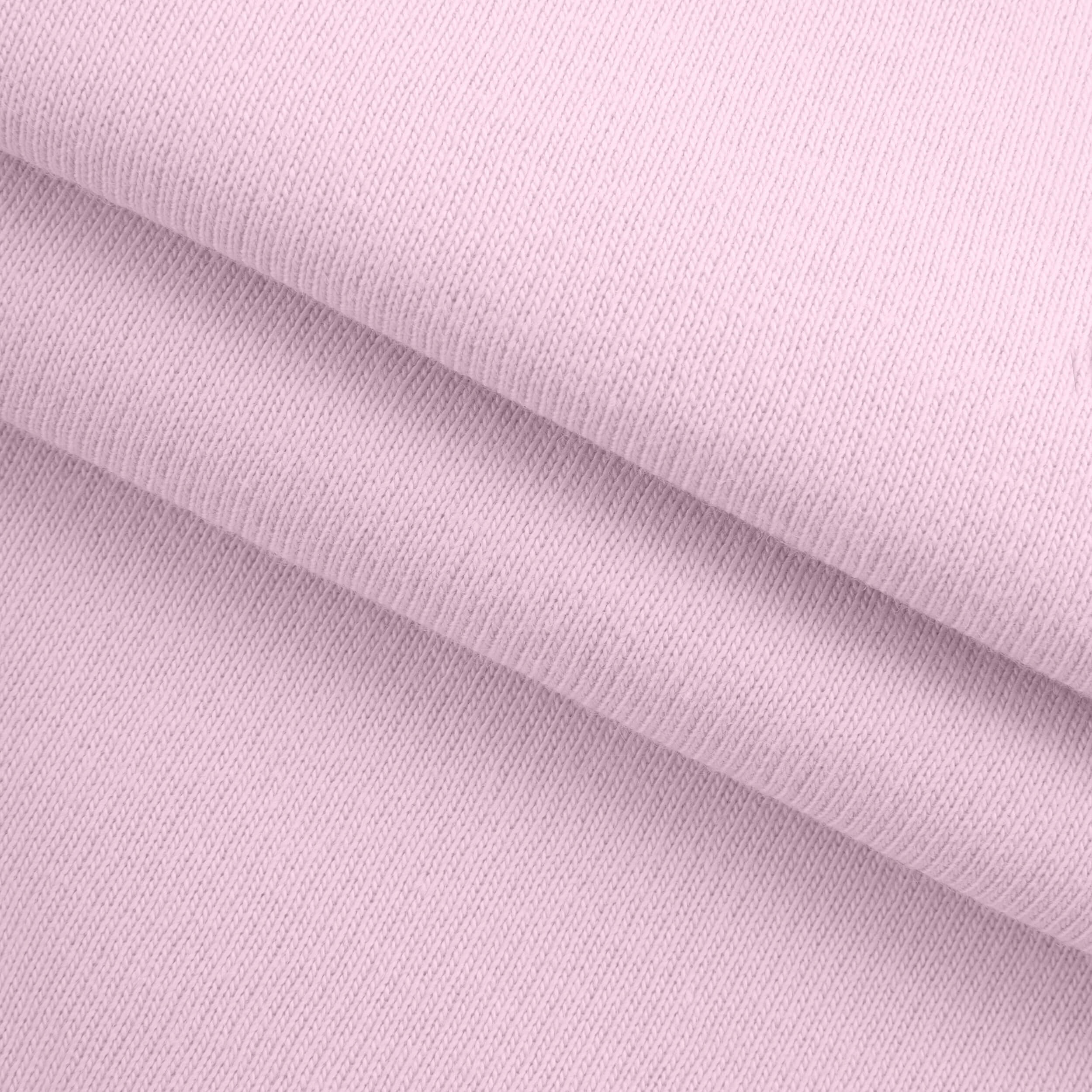 LIGHTWEIGHT COTTON FLEECE - PINK TULLE