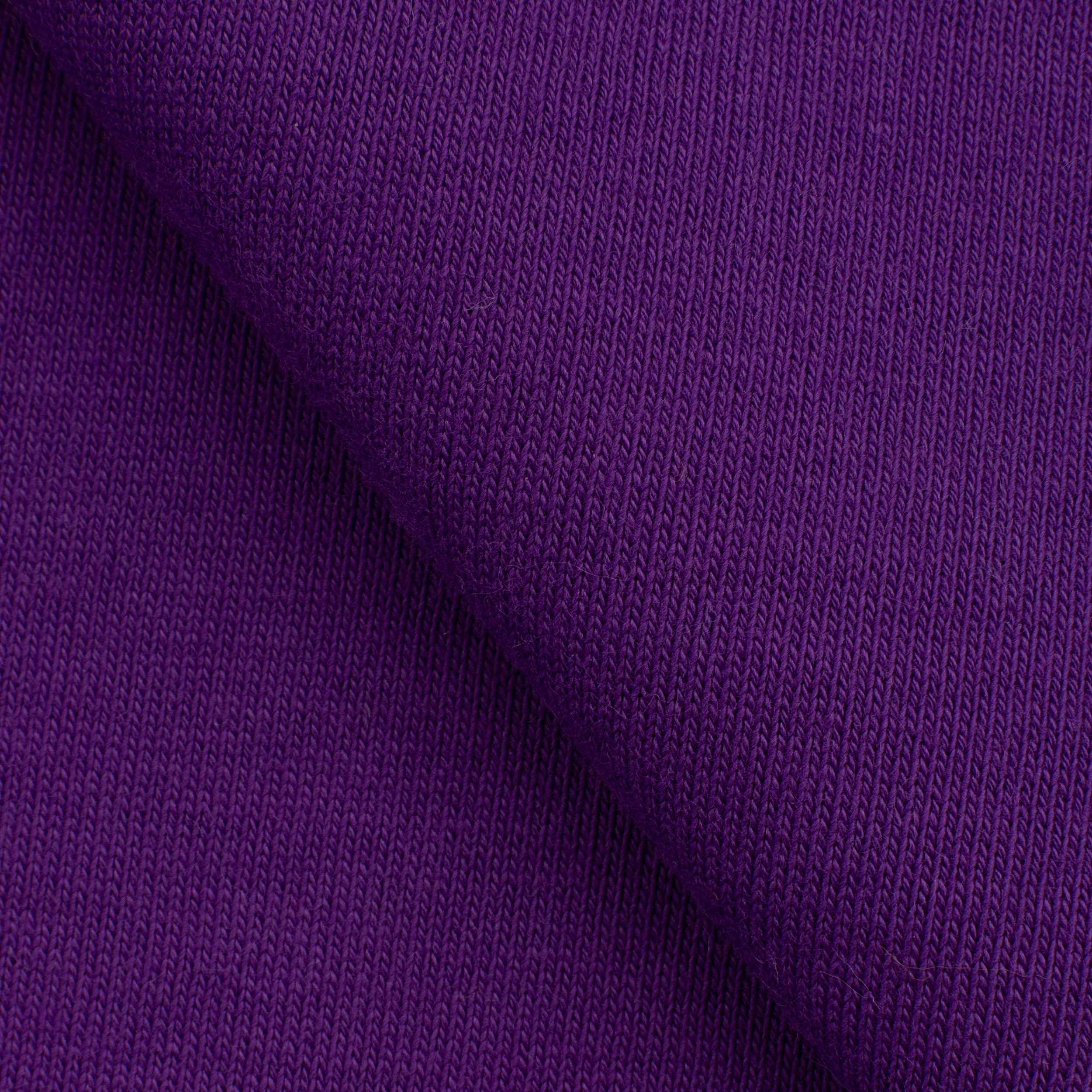COTTON BRUSHED SWEATSHIRT FLEECE FABRIC - AMARANTH VIOLET - 330 GSM