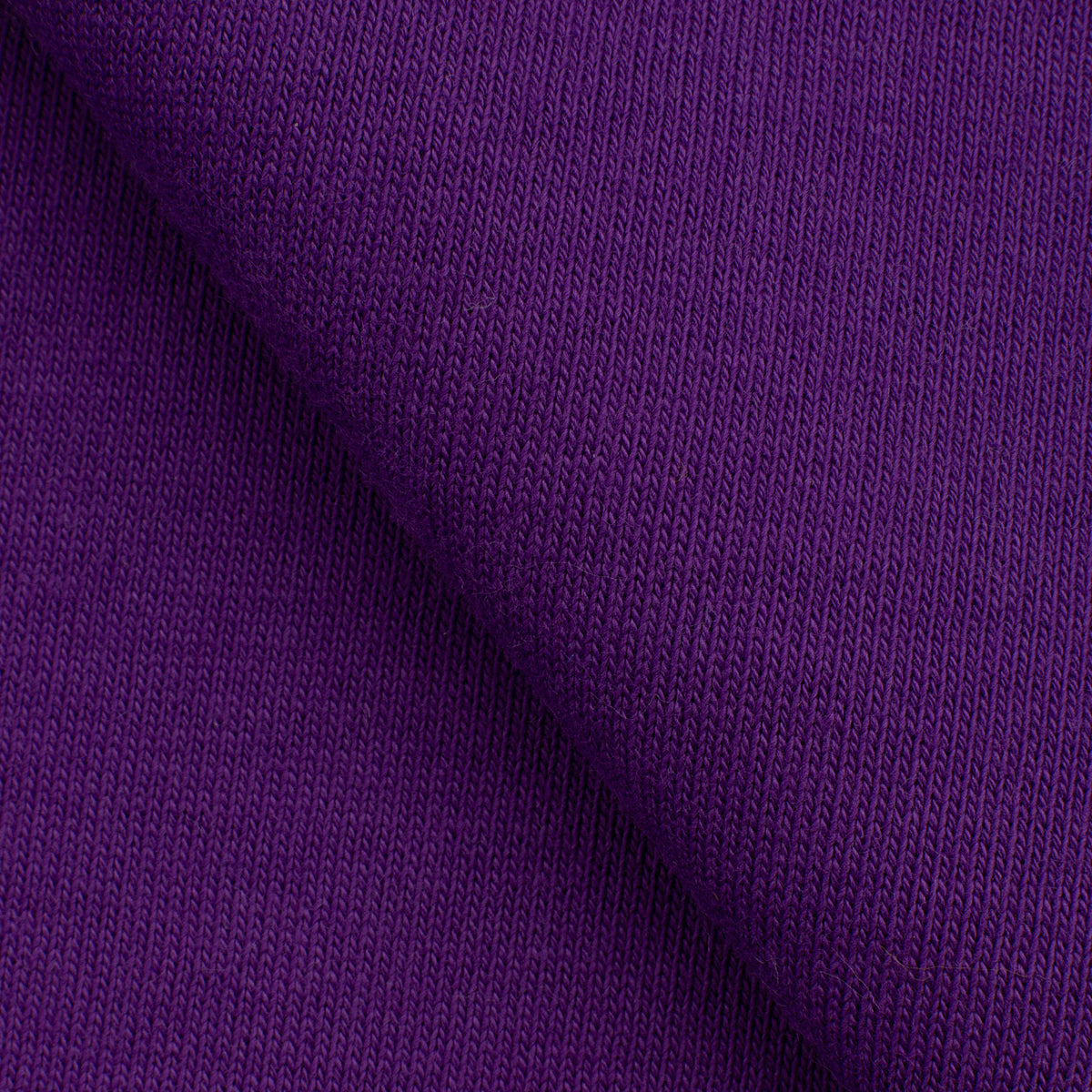 COTTON BRUSHED SWEATSHIRT FLEECE FABRIC - AMARANTH VIOLET - 330 GSM