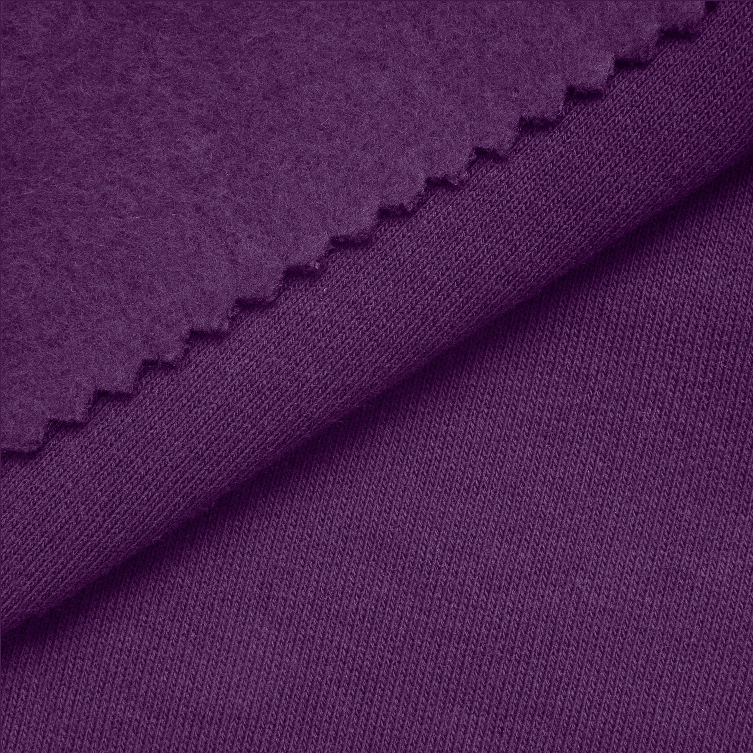 MID WEIGHT COTTON FLEECE - AMARANTH PURPLE