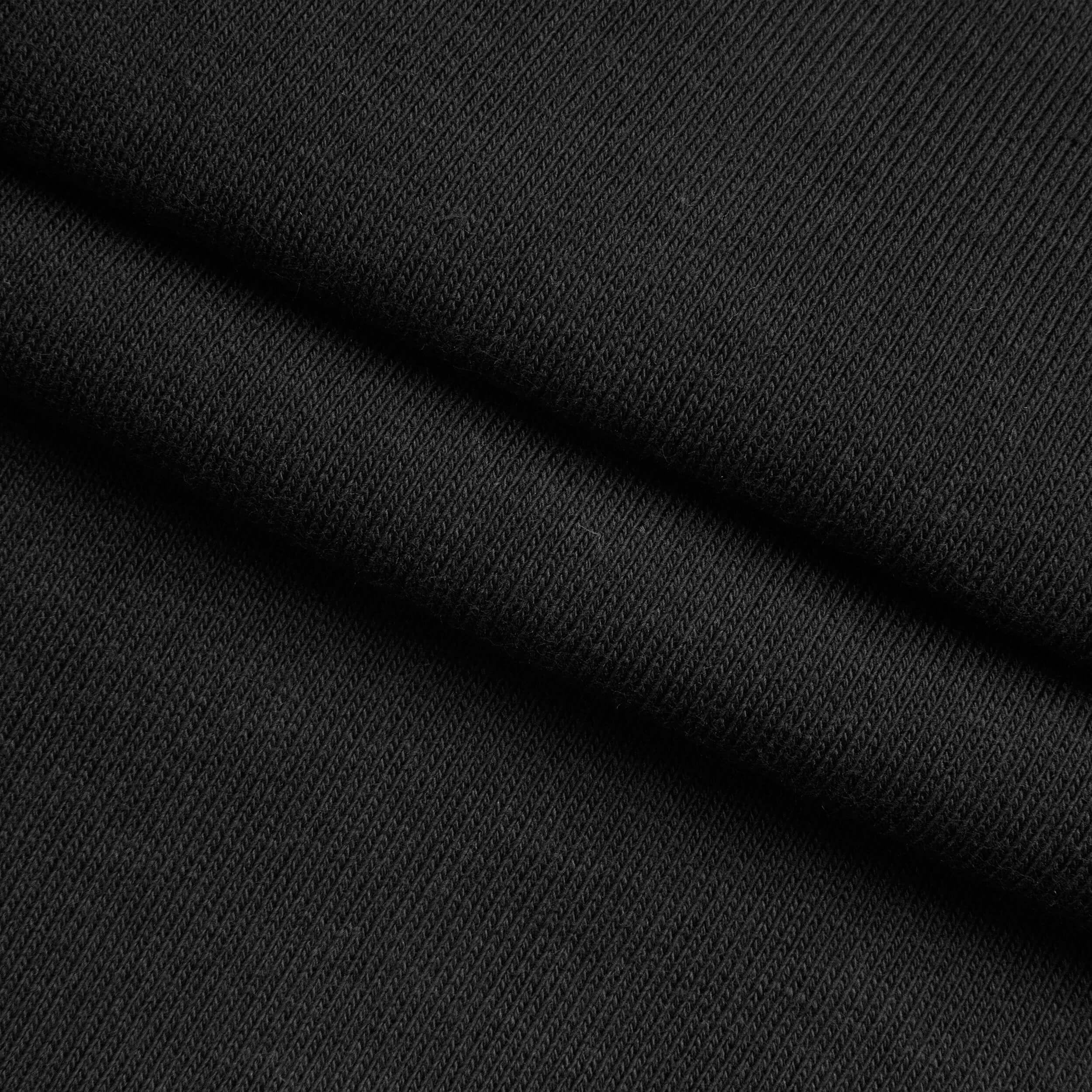 MID WEIGHT COTTON FLEECE - BLACK