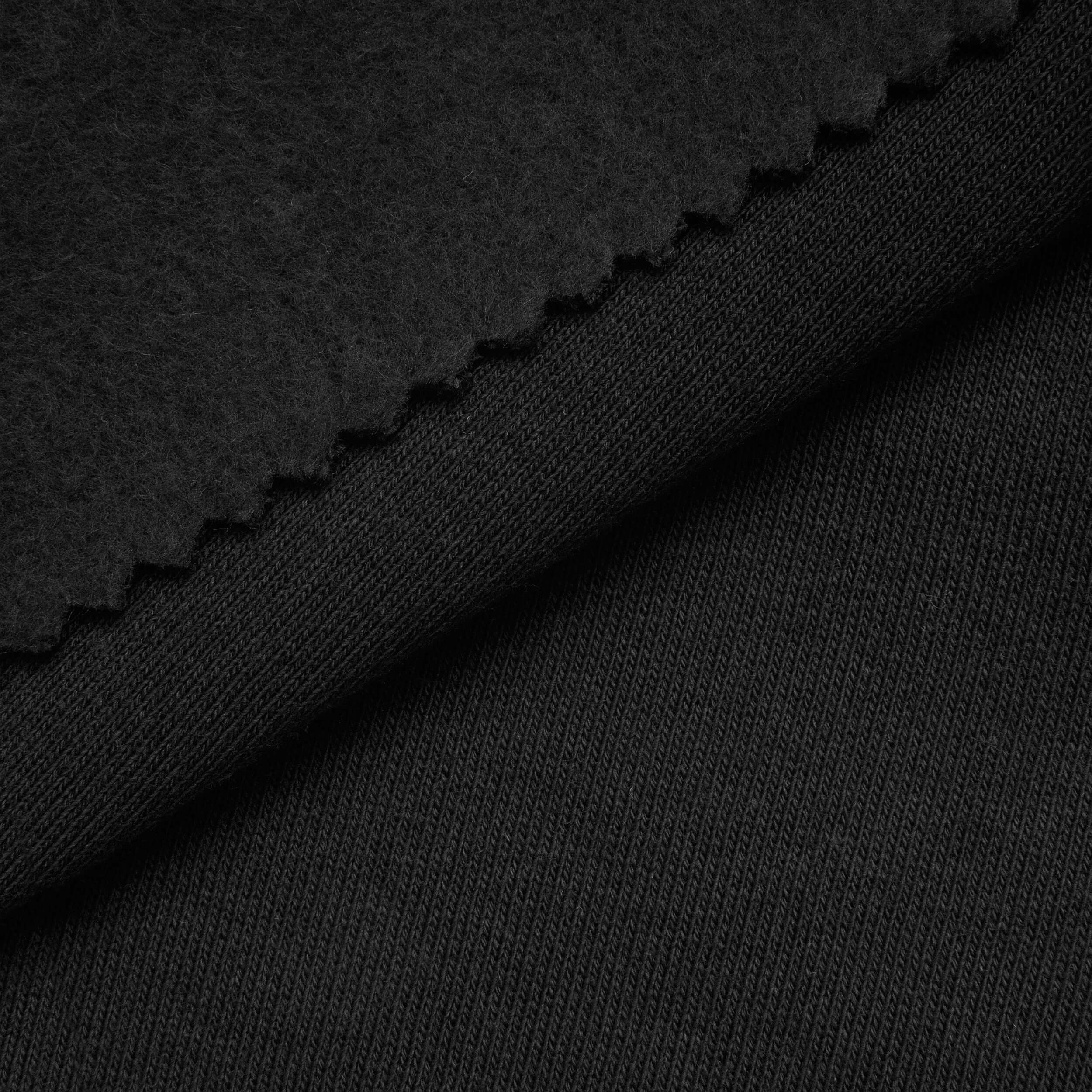 MID WEIGHT COTTON FLEECE - BLACK