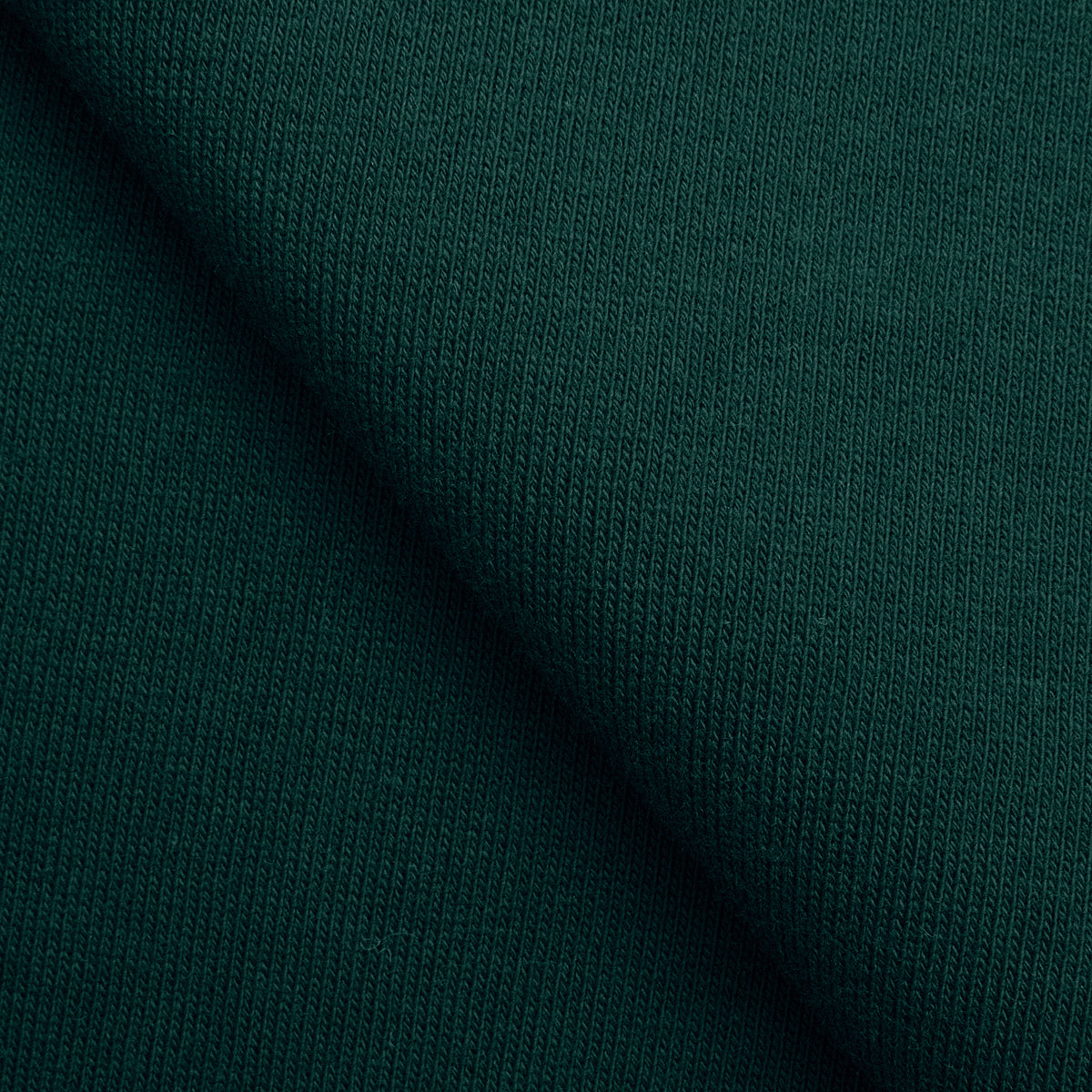 COTTON BRUSHED SWEATSHIRT FLEECE FABRIC - DARK TEAL - 330 GSM