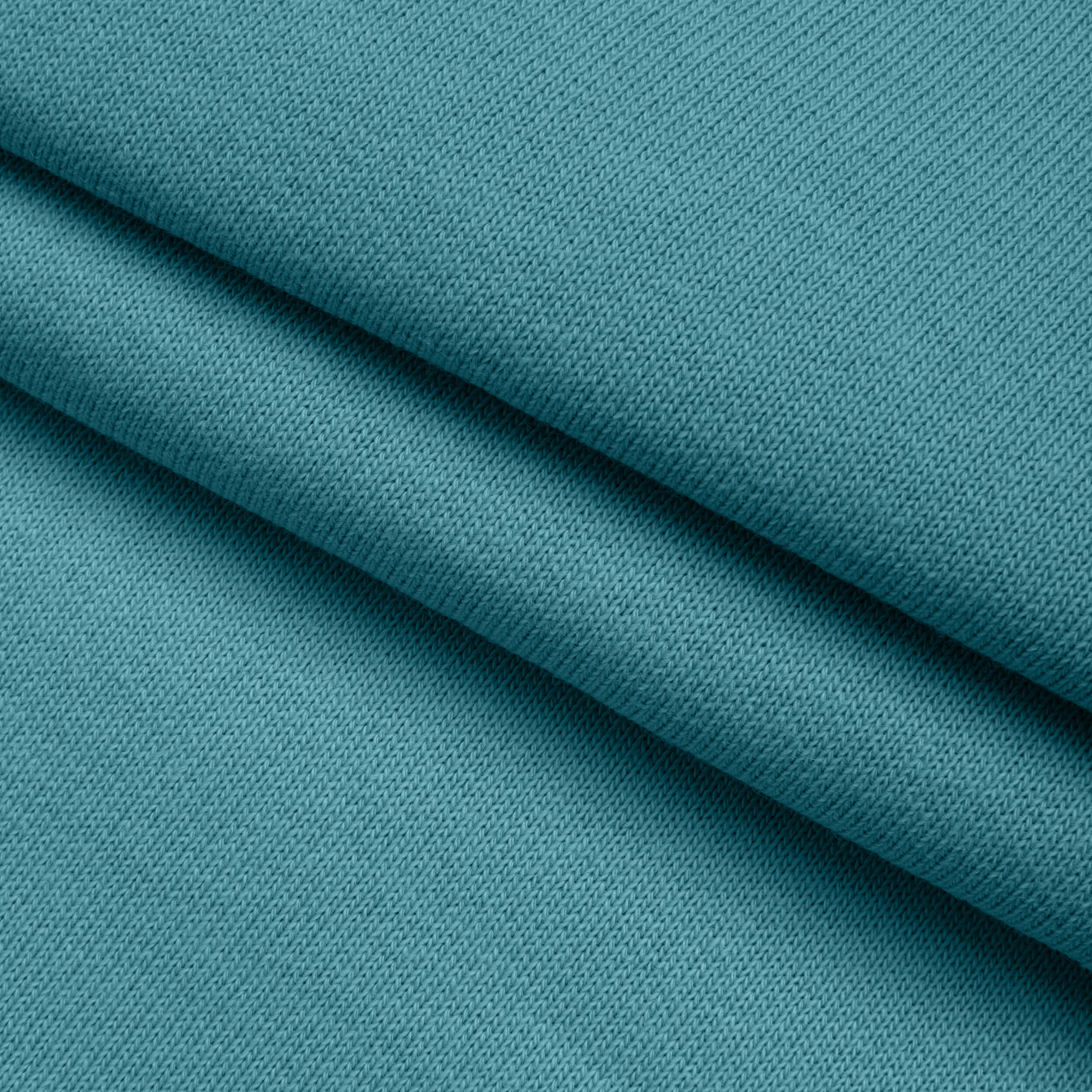 MID WEIGHT COTTON FLEECE - STORM BLUE