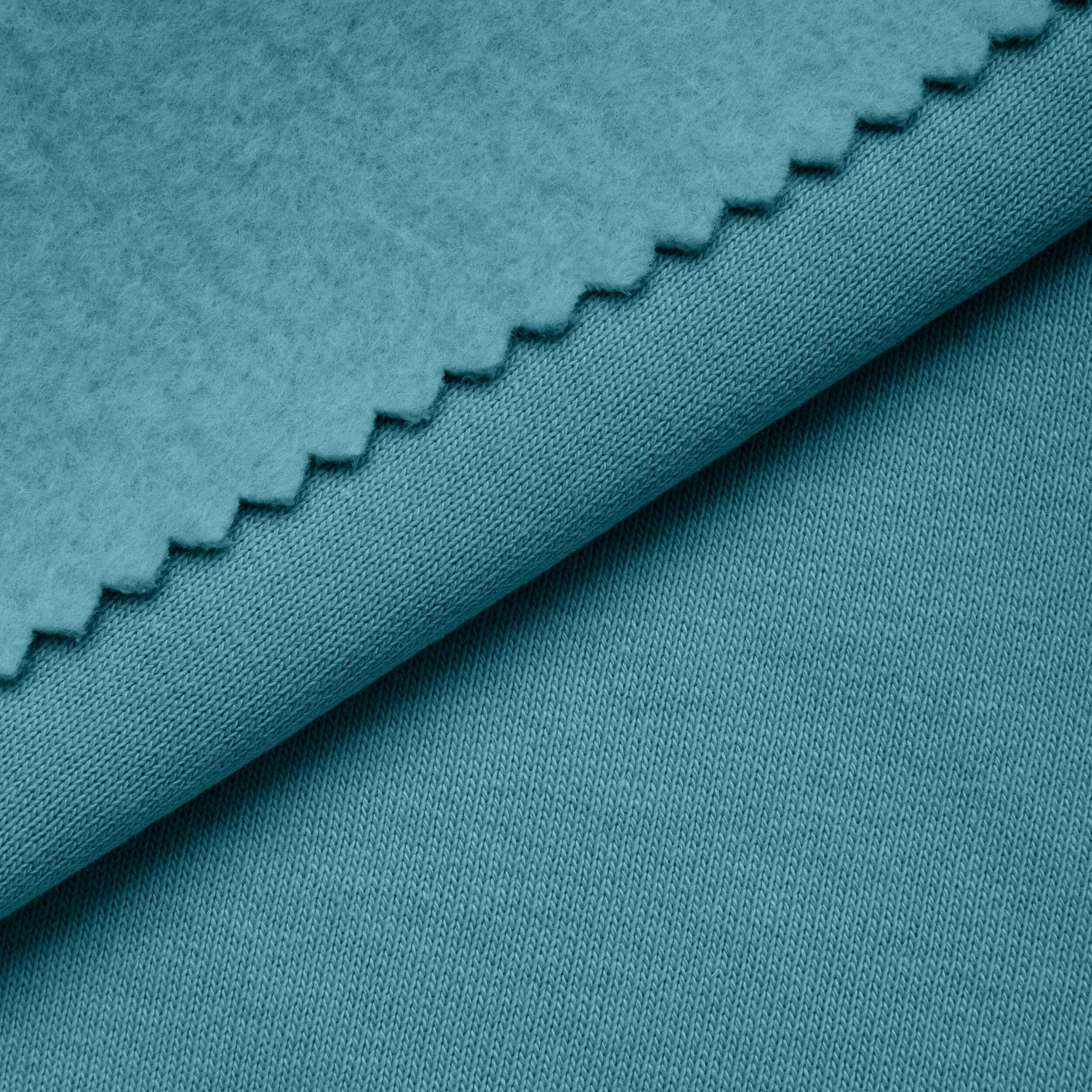 MID WEIGHT COTTON FLEECE - STORM BLUE