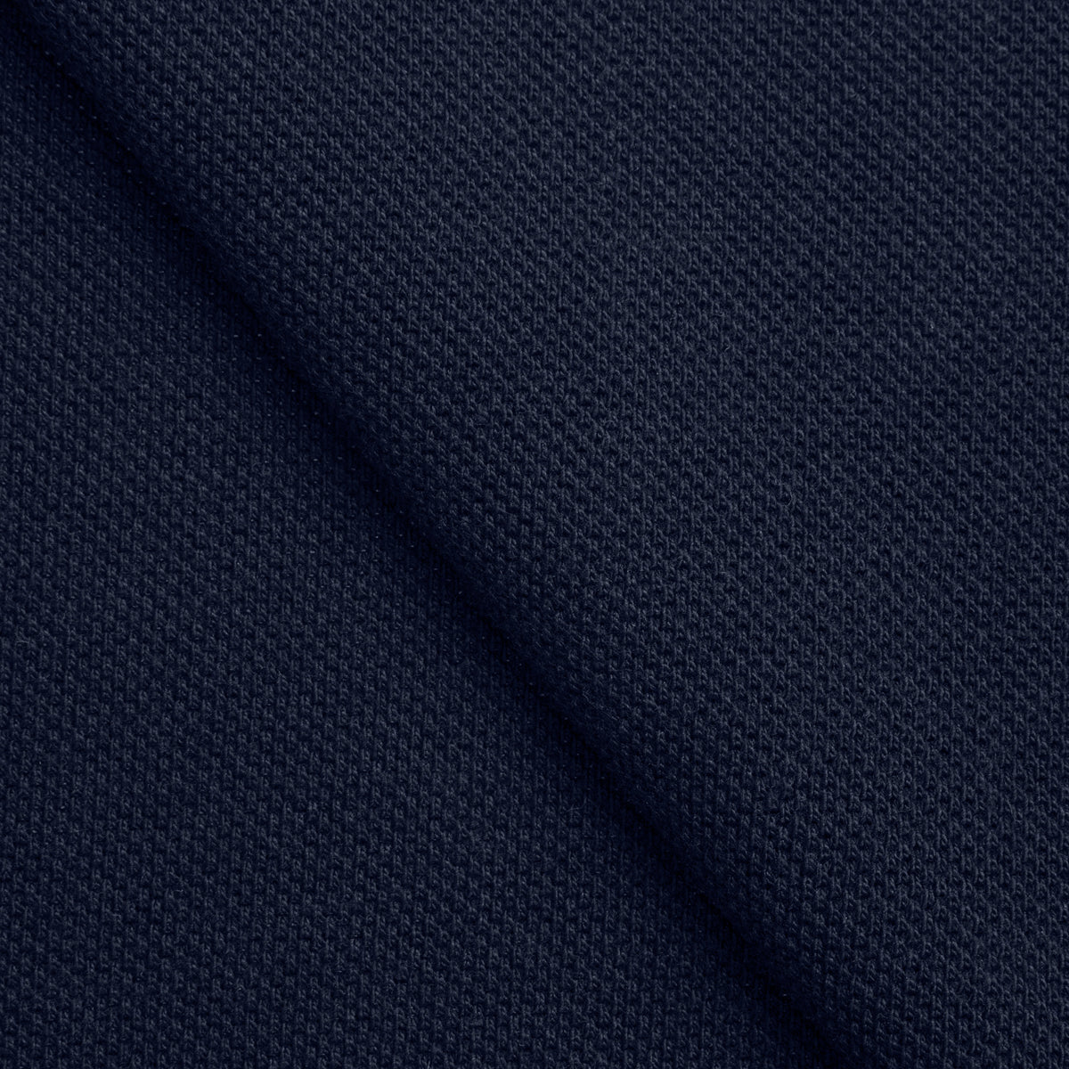 COTTON PIQUE - NAVY BLUE