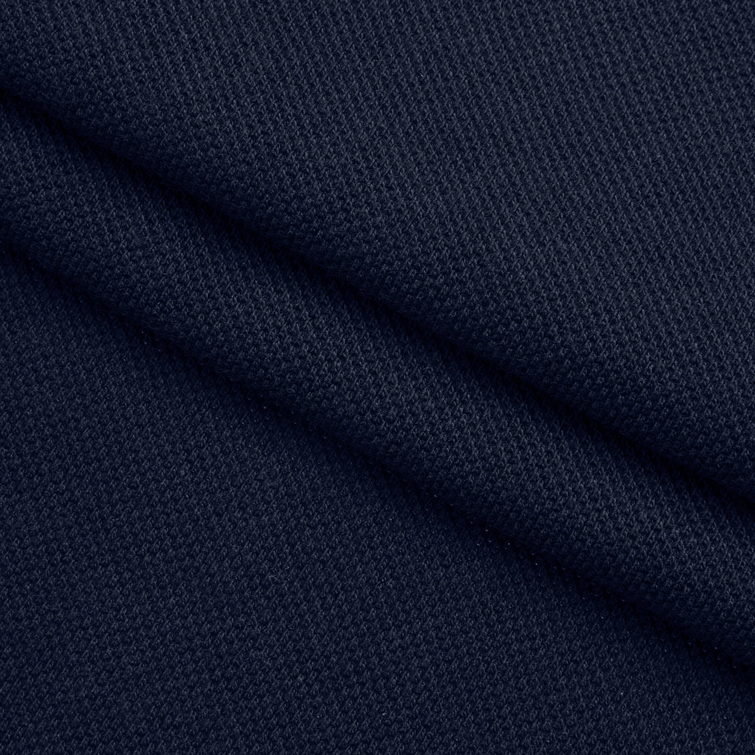 COTTON PIQUE - NAVY BLUE