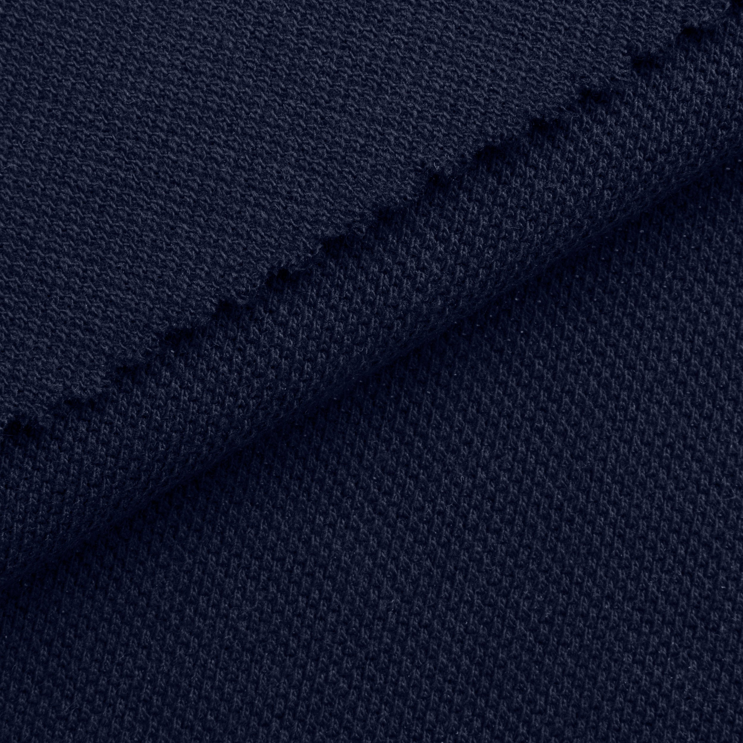 COTTON PIQUE - NAVY BLUE