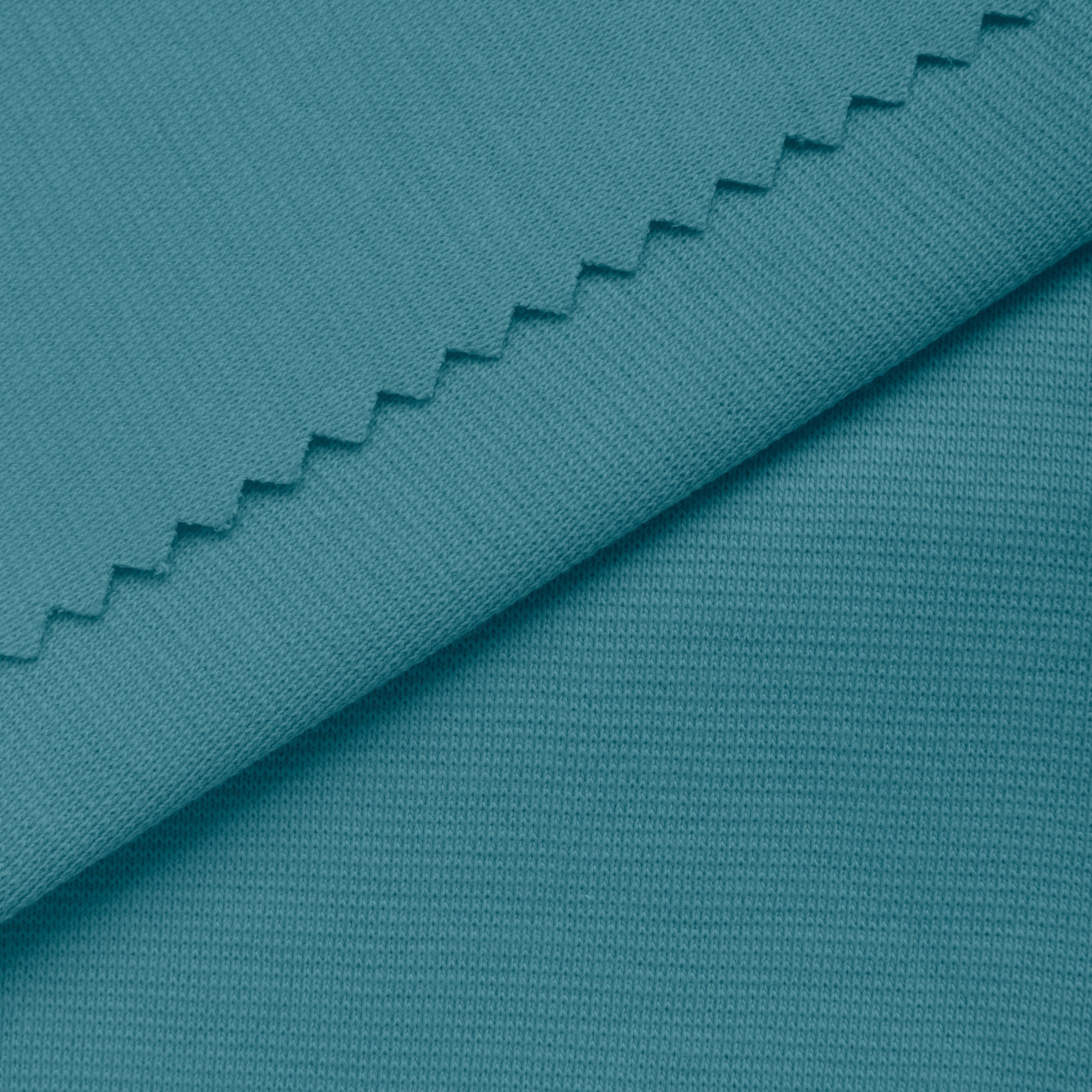 COTTON 1X1 RIB KNIT FABRIC WITH ELASTANE - STEEL BLUE - 220 GSM