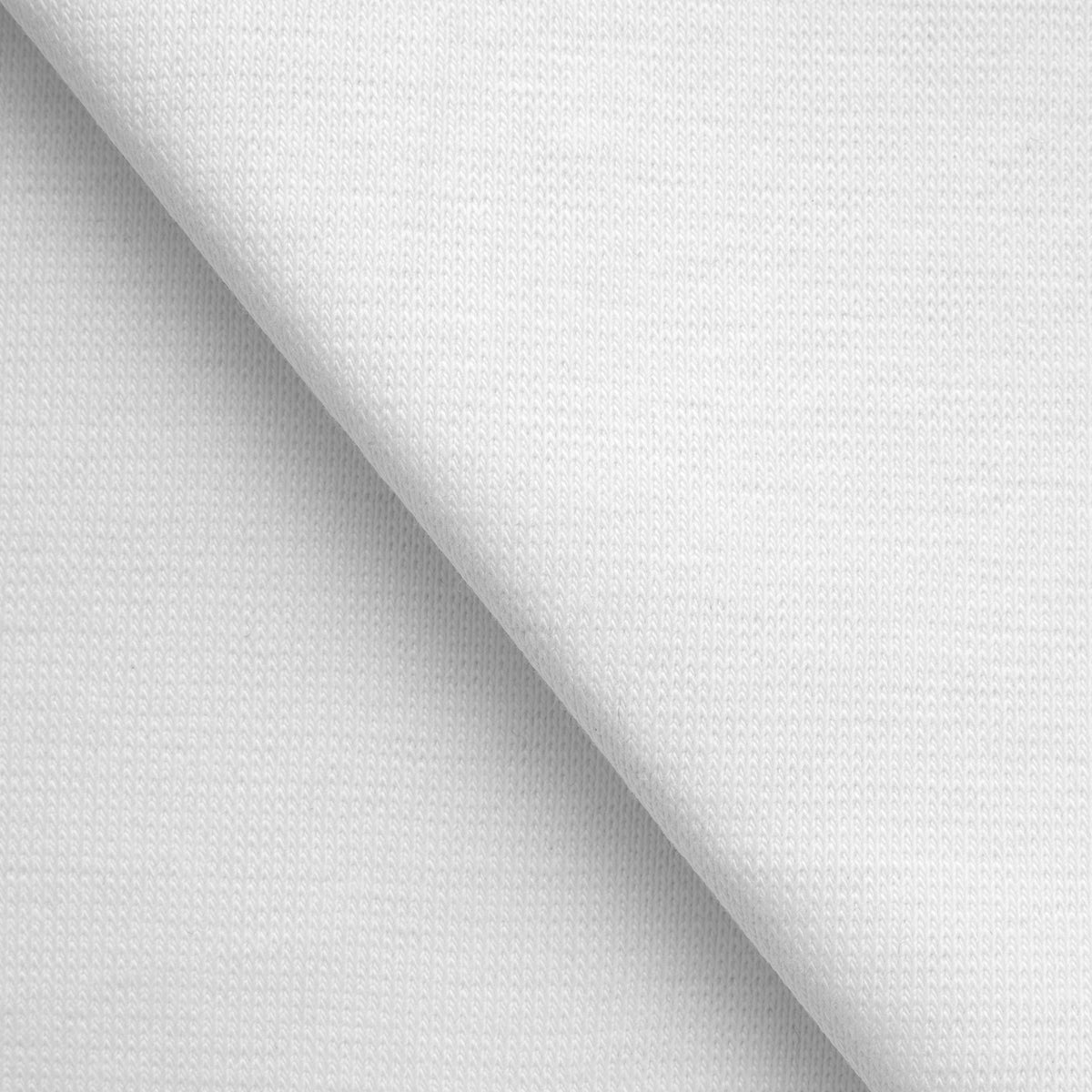 COTTON 1X1 RIB KNIT FABRIC WITH ELASTANE - WARM WHITE - 220 GSM