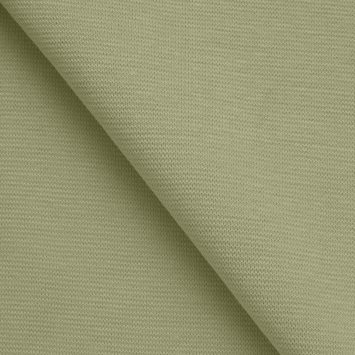 COTTON 1X1 RIB KNIT FABRIC WITH ELASTANE - SEA GREEN - 220 GSM
