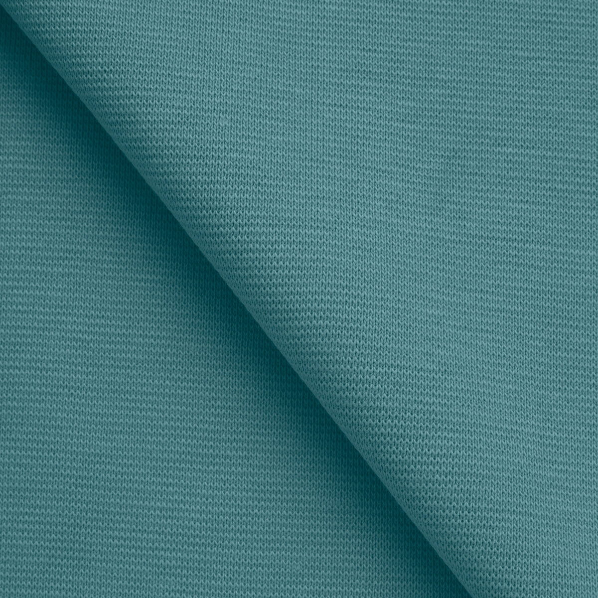 COTTON 1X1 RIB KNIT FABRIC WITH ELASTANE - STEEL BLUE - 220 GSM