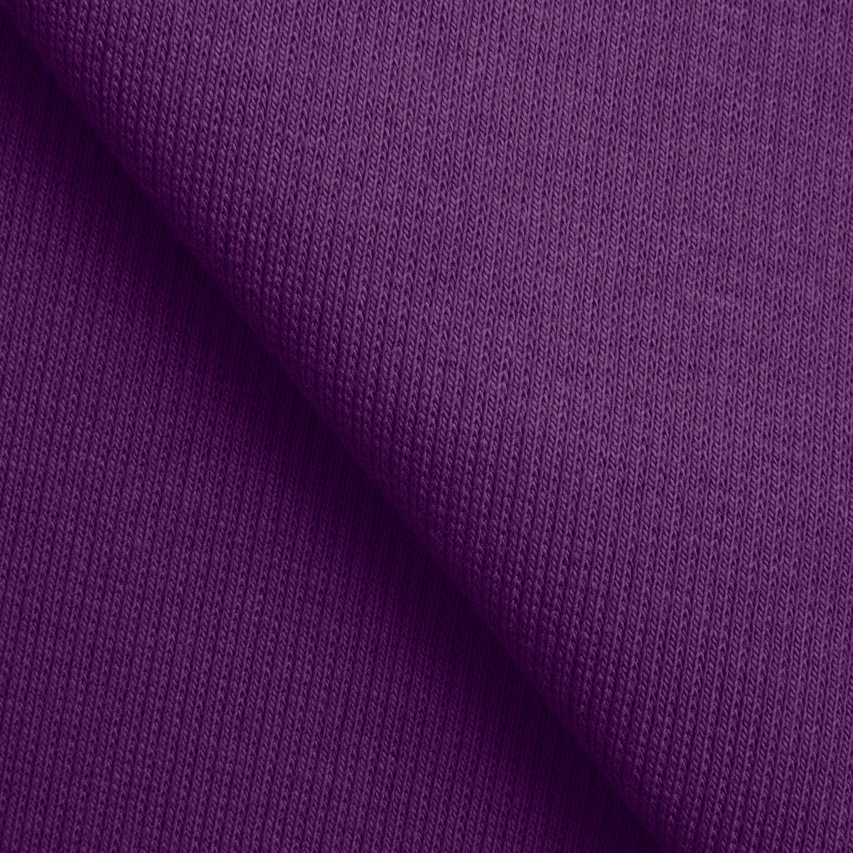 COTTON 2X1 RIB KNIT FABRIC WITH ELASTANE - AMARANTH VIOLET - 350 GSM