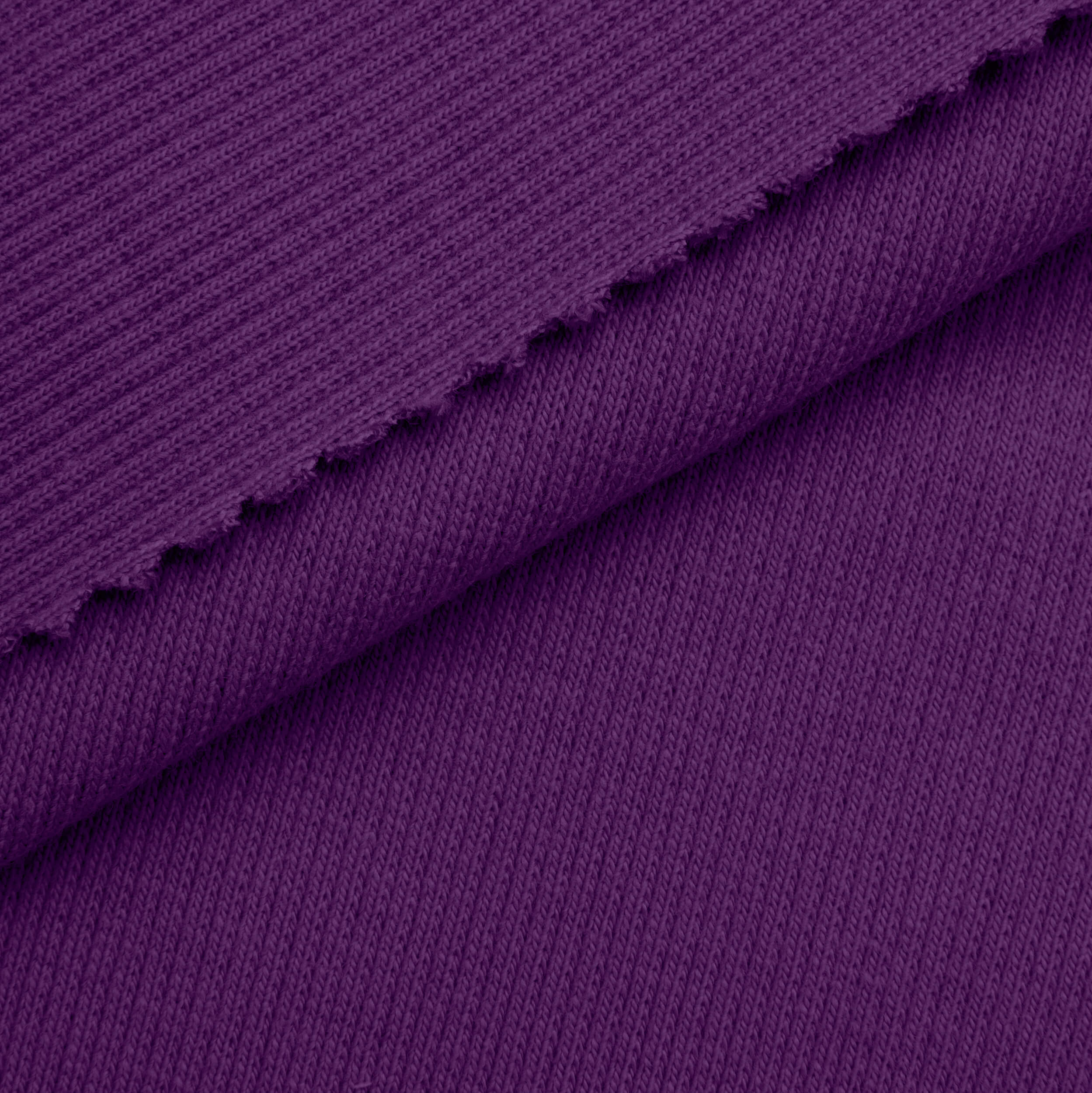 2 X 1 COTTON RIB STRONG - AMARANTH PURPLE