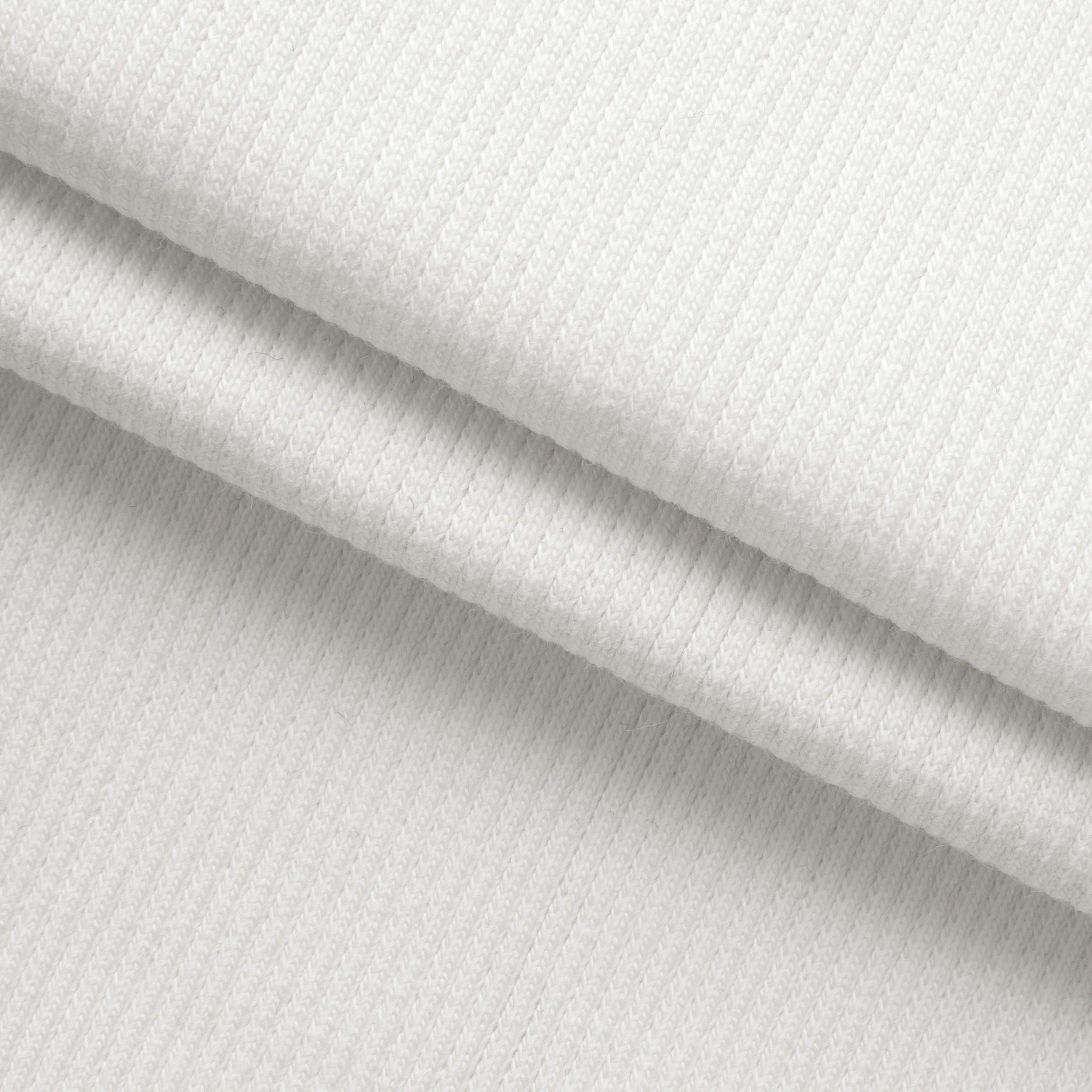 2 X 1 COTTON RIB STRONG - BRIGHT WHITE