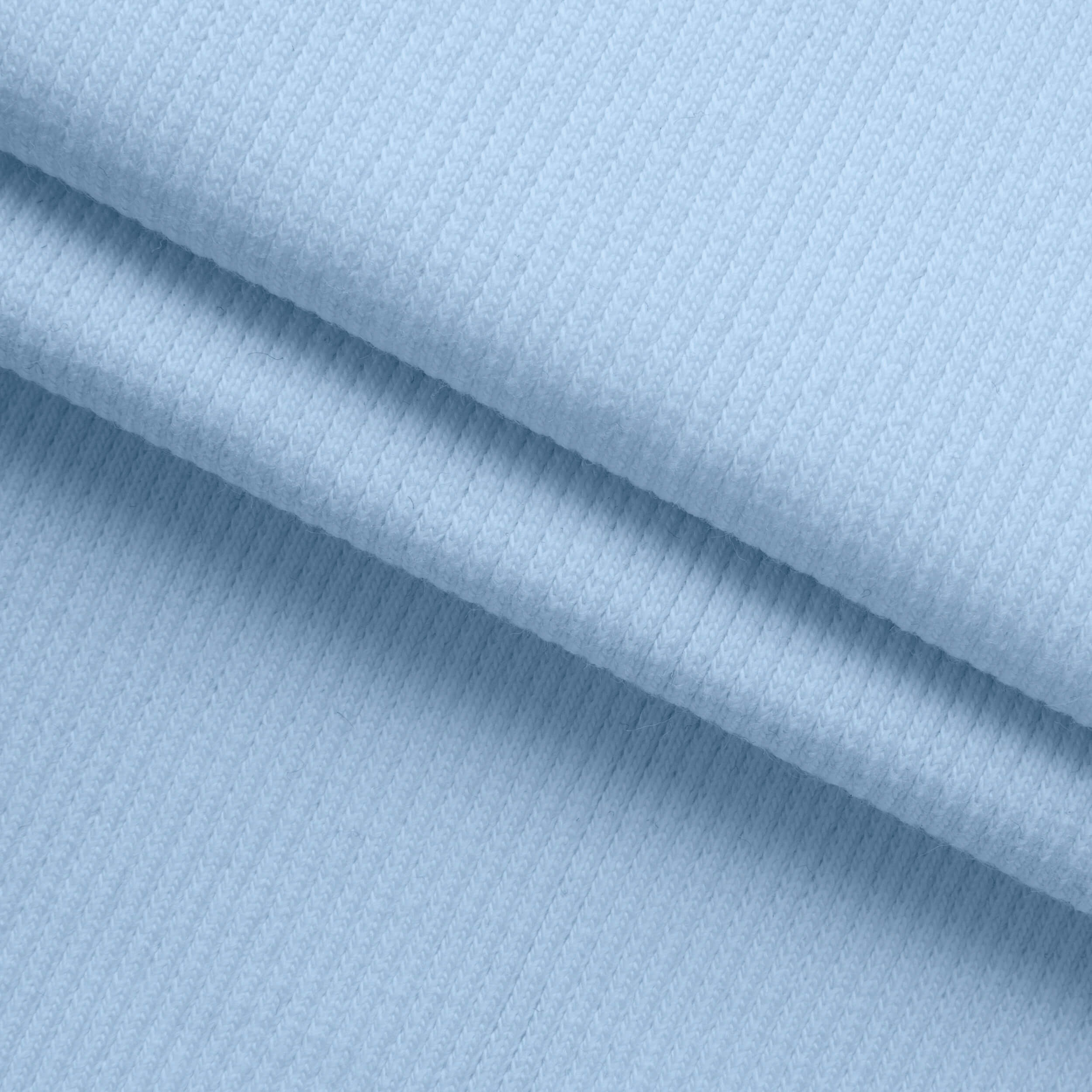 2 X 1 COTTON RIB STRONG - CERULEAN