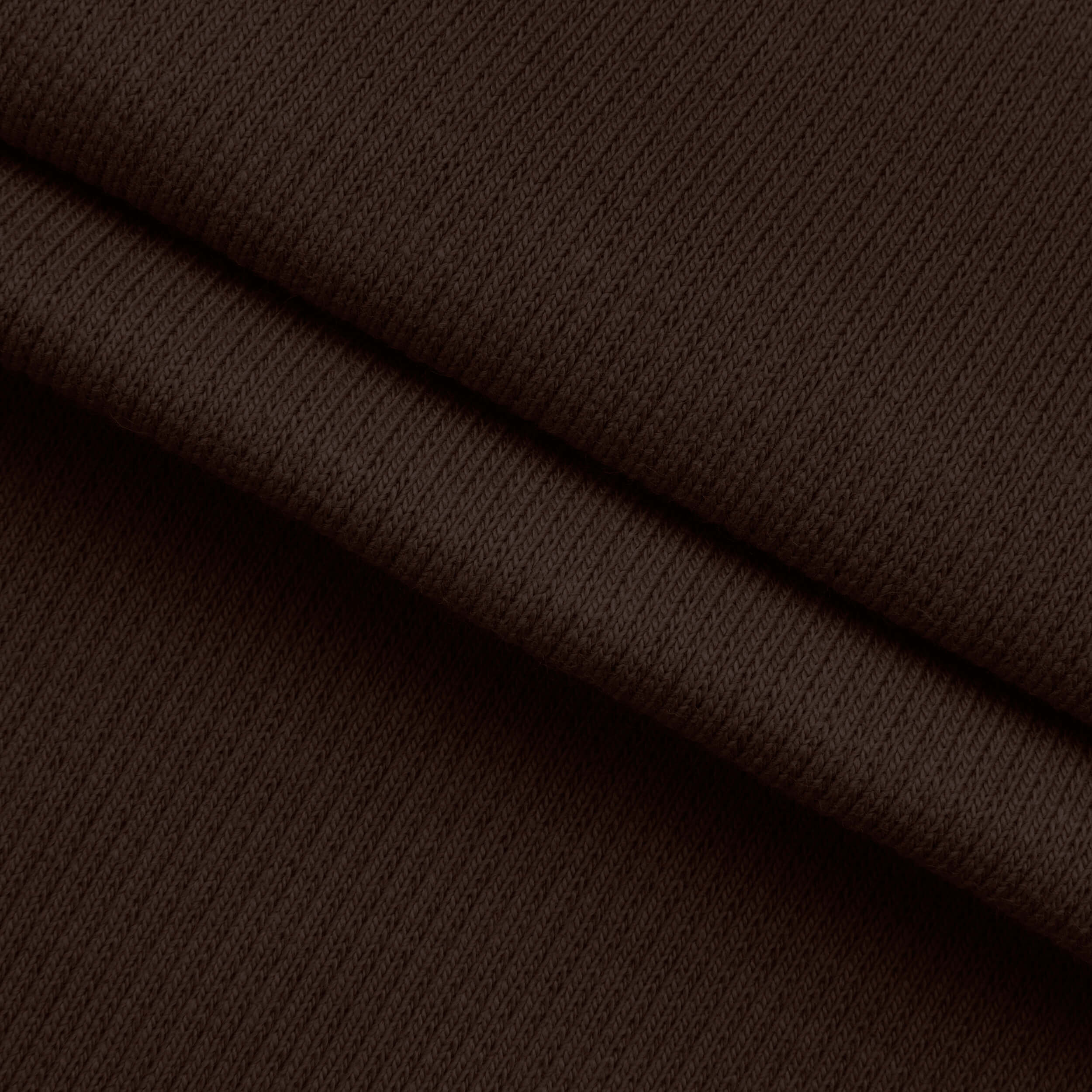 2 X 1 COTTON RIB STRONG - COFFEE BEAN