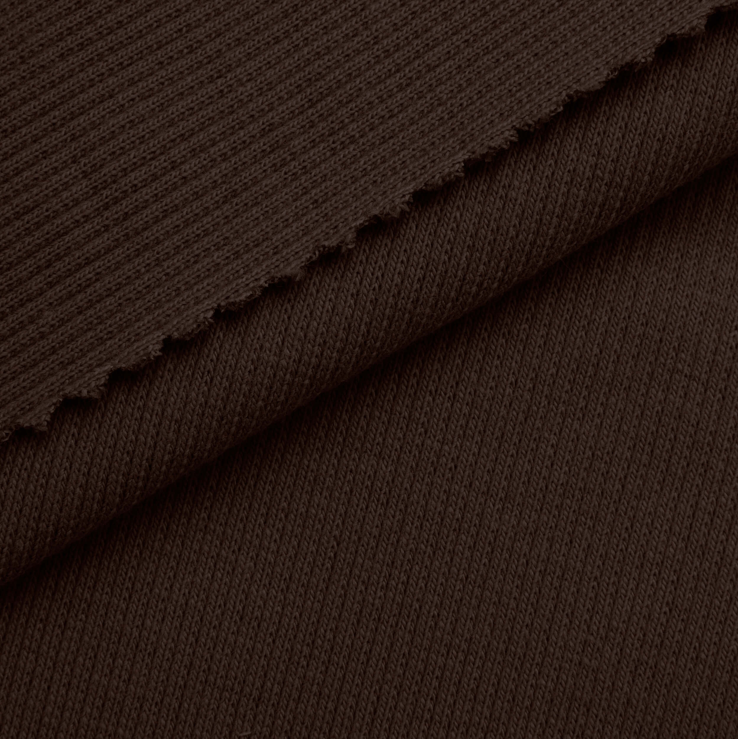 2 X 1 COTTON RIB STRONG - COFFEE BEAN
