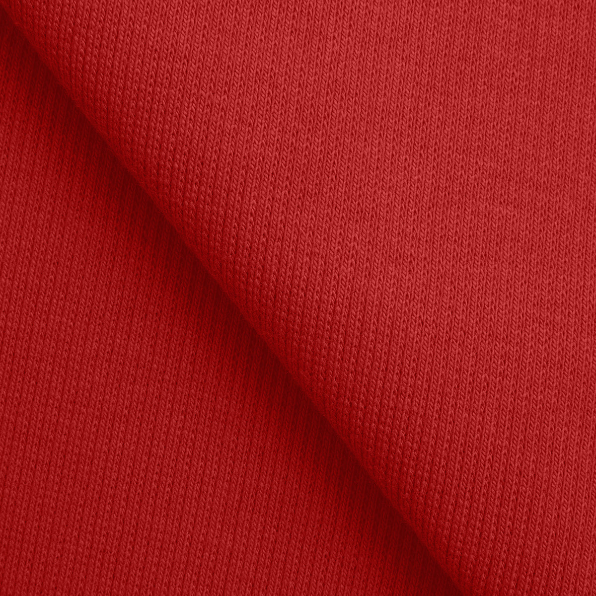 2 X 1 COTTON RIB STRONG - HIGH RISK RED