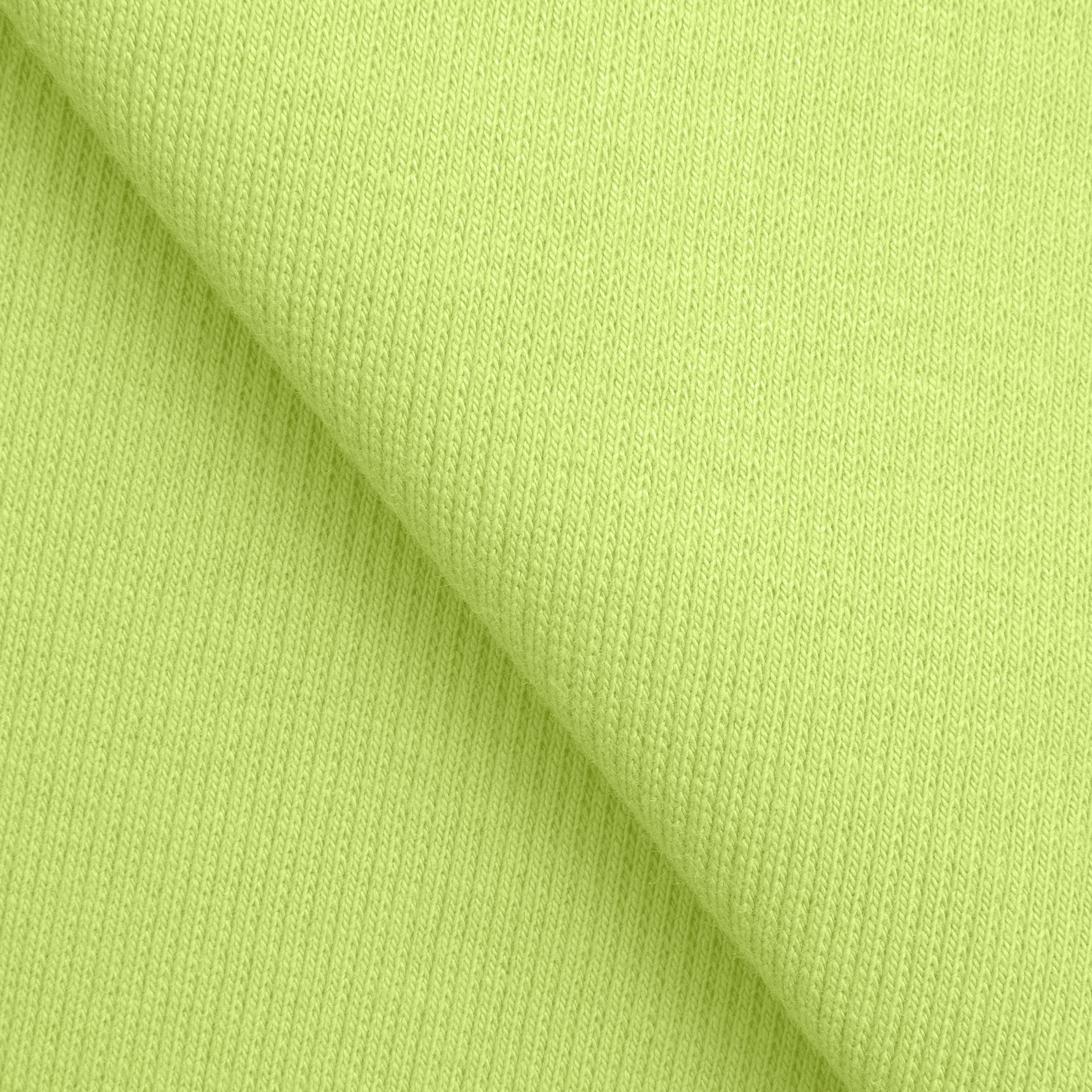 COTTON 2X1 RIB KNIT FABRIC WITH ELASTANE - TROPICAL GREEN - 350 GSM