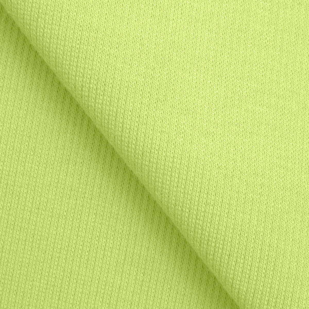 COTTON 2X1 RIB KNIT FABRIC WITH ELASTANE - TROPICAL GREEN - 350 GSM