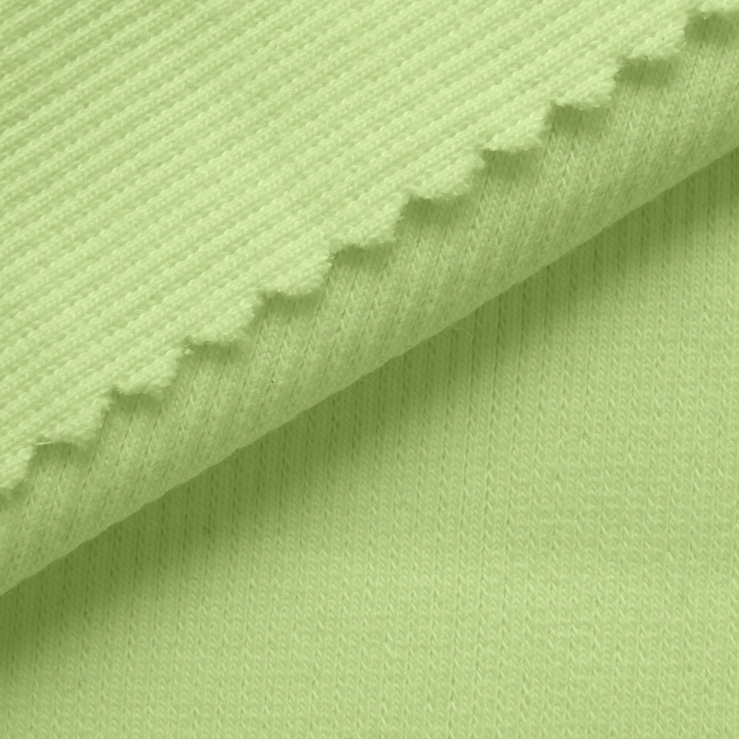 2 X 1 COTTON RIB STRONG - PARADISE GREEN