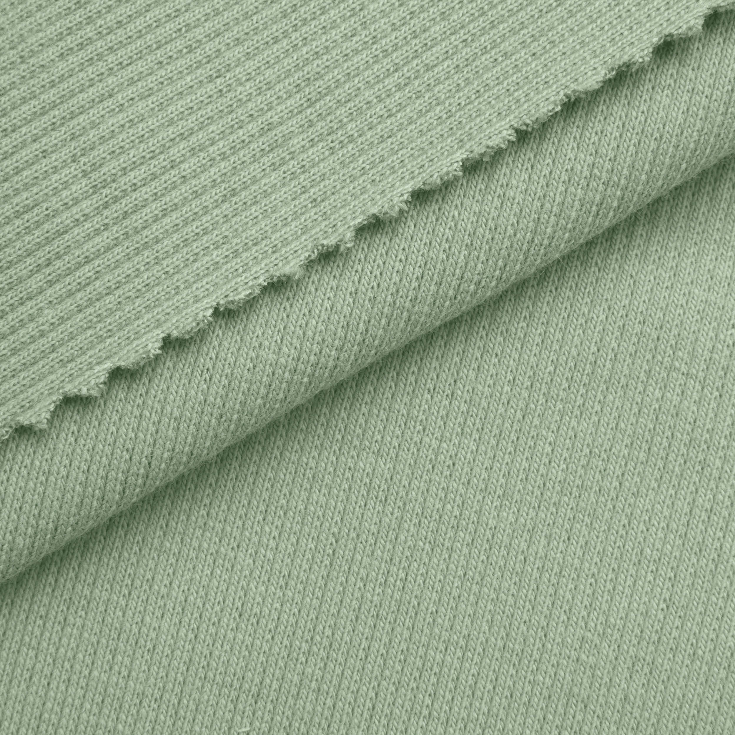 2 X 1 COTTON RIB STRONG - SILT GREEN