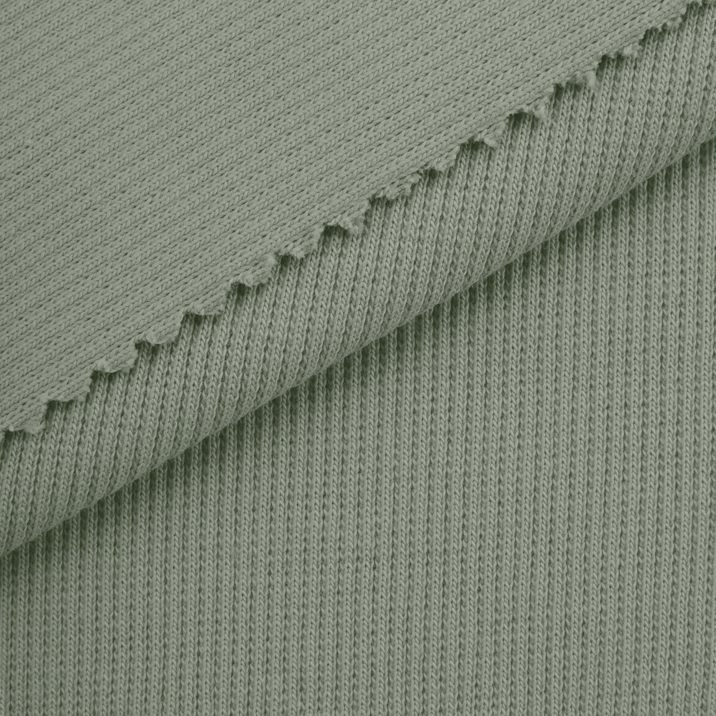 2 X 1 COTTON RIB STRONG - SEAGRASS