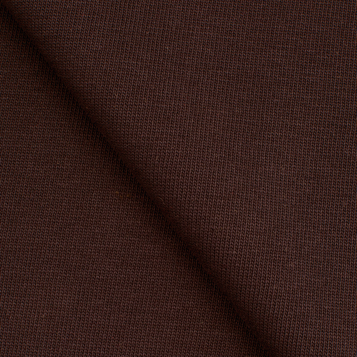 HEAVY COTTON SINGLE JERSEY FABRIC - COFFEE BROWN - 230 GSM
