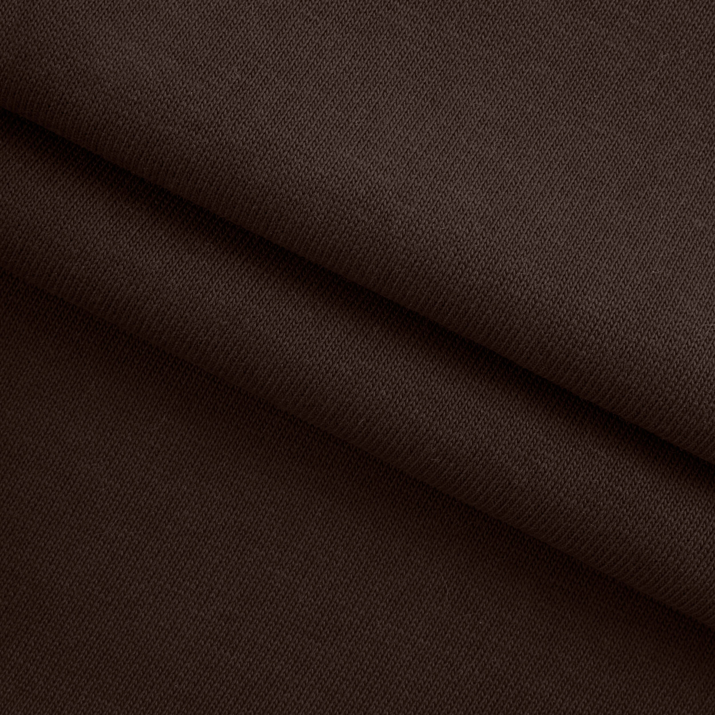 HEAVY JERSEY KNIT - COFFEE BEAN