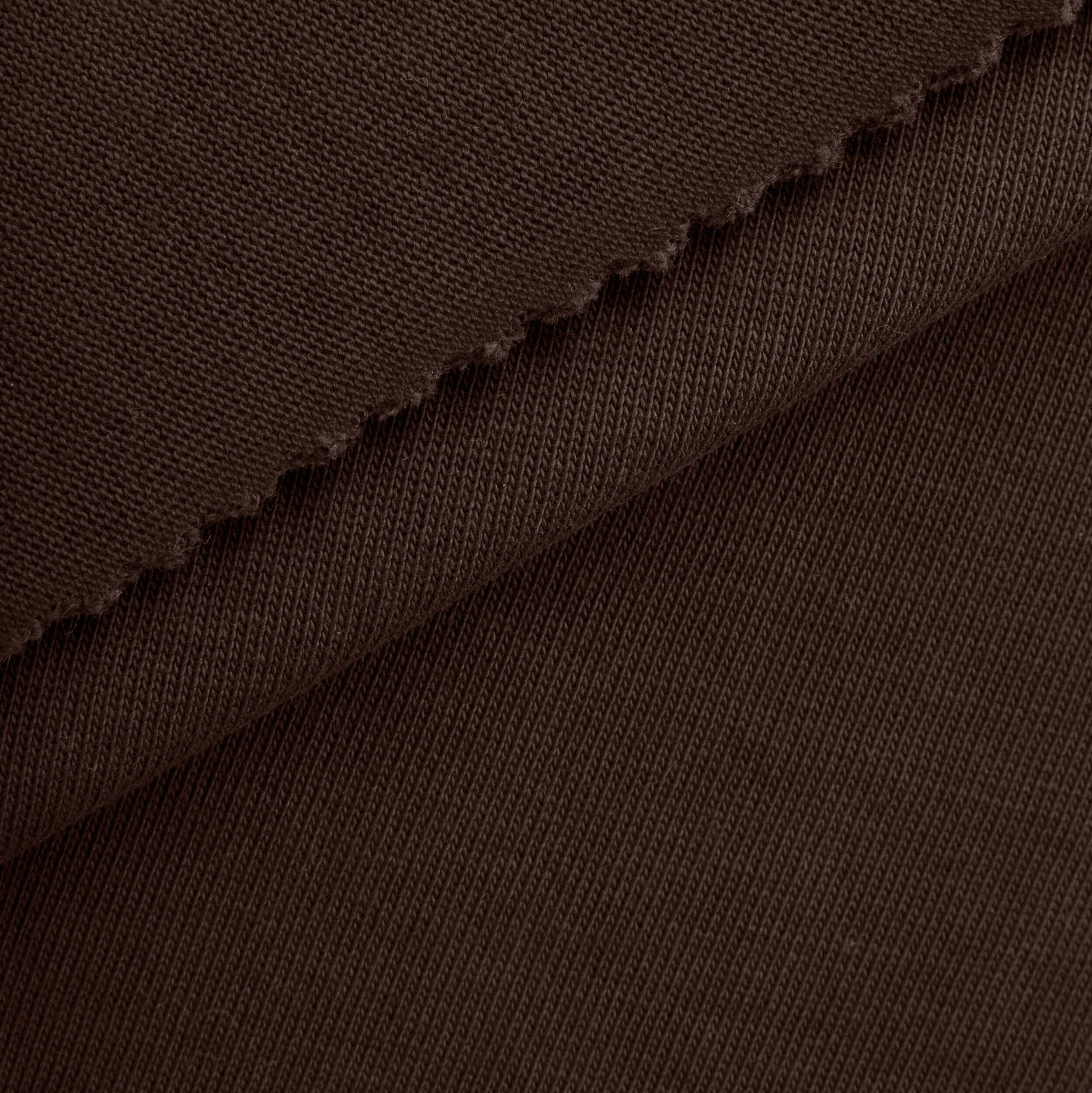 HEAVY JERSEY KNIT - COFFEE BEAN