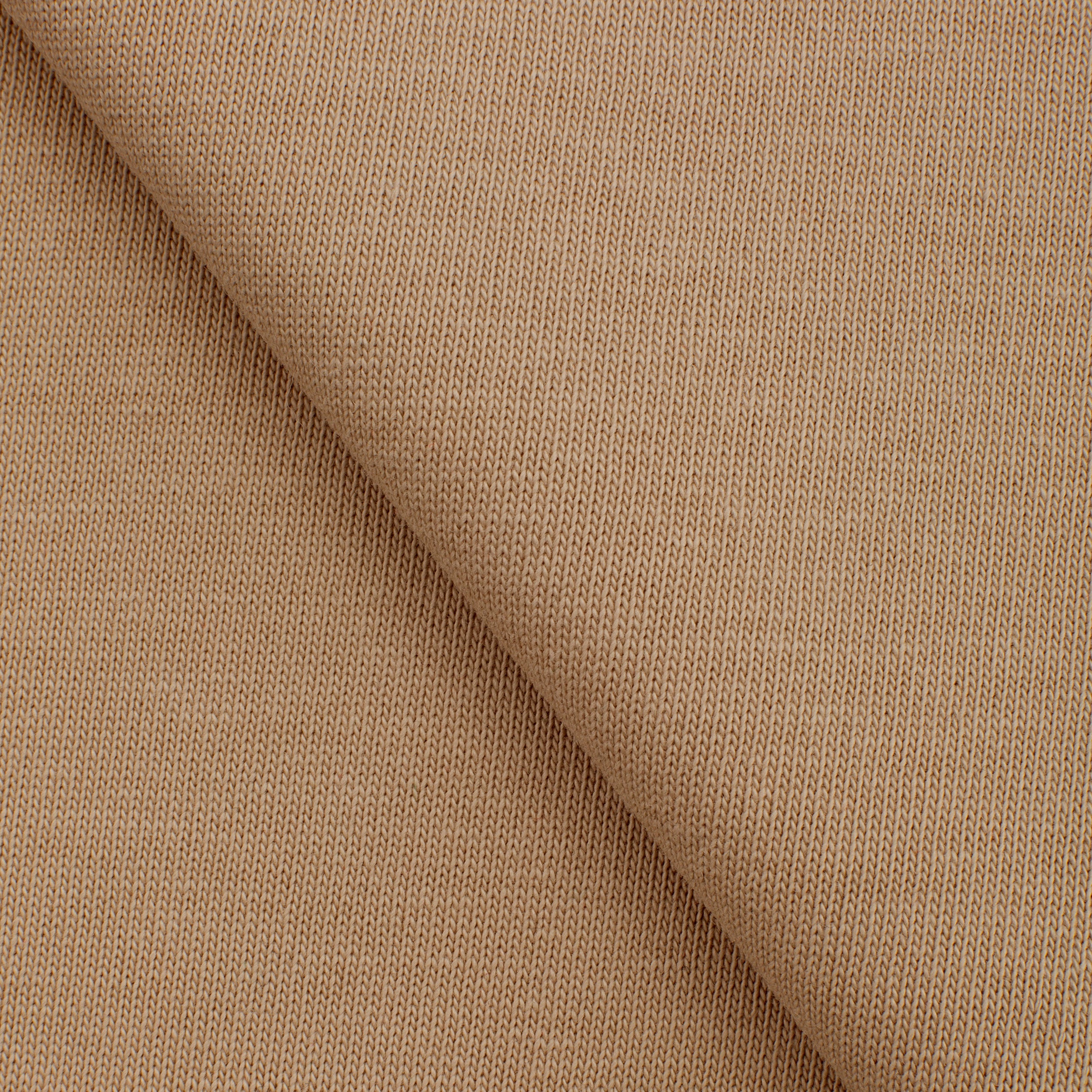 HEAVY COTTON SINGLE JERSEY FABRIC - CREAM - 230 GSM