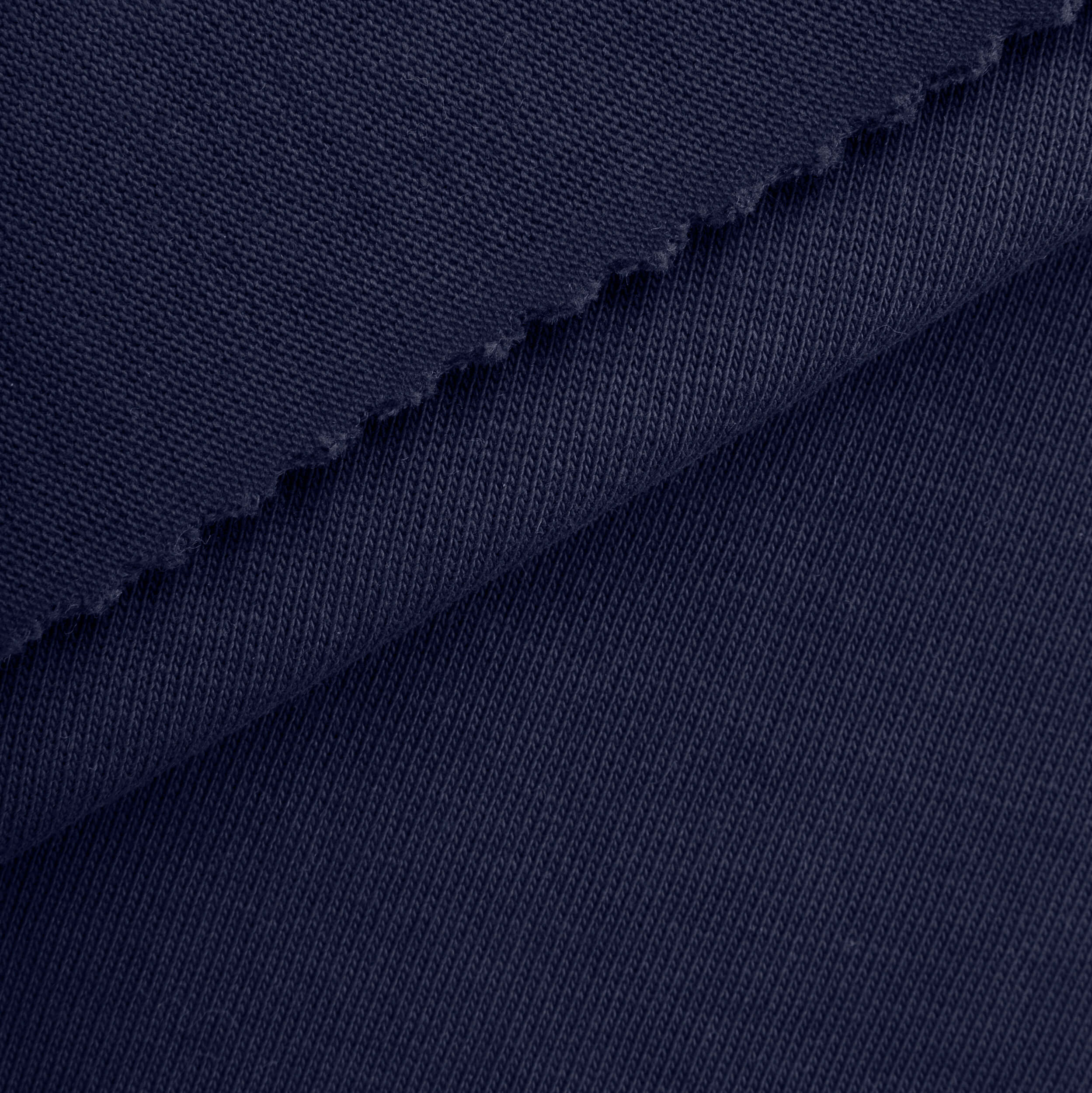 HEAVY JERSEY KNIT - NAVY BLUE