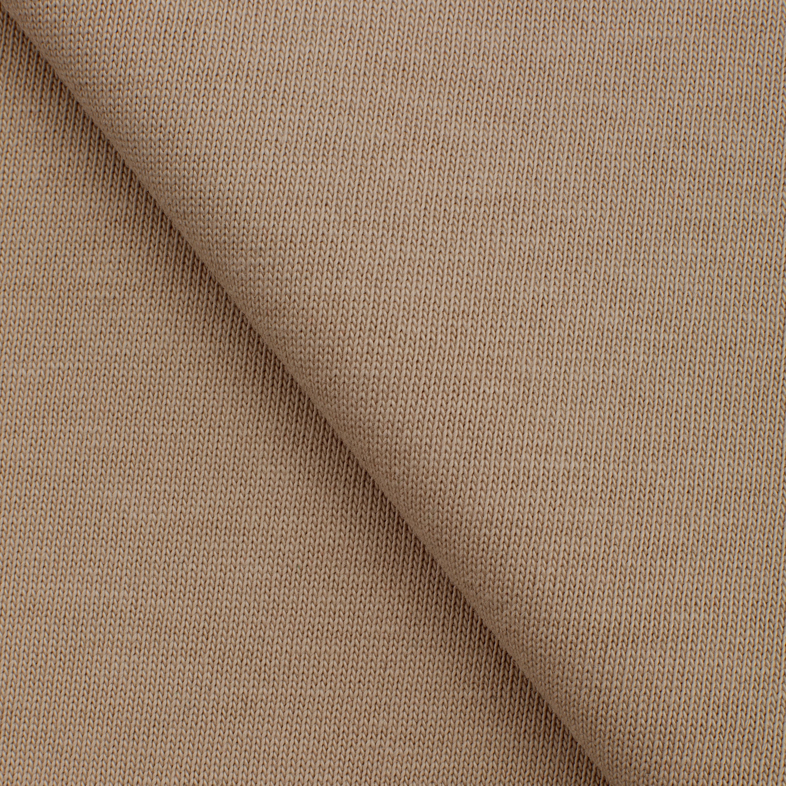 HEAVY COTTON SINGLE JERSEY FABRIC - GREIGE TAUPE - 230 GSM