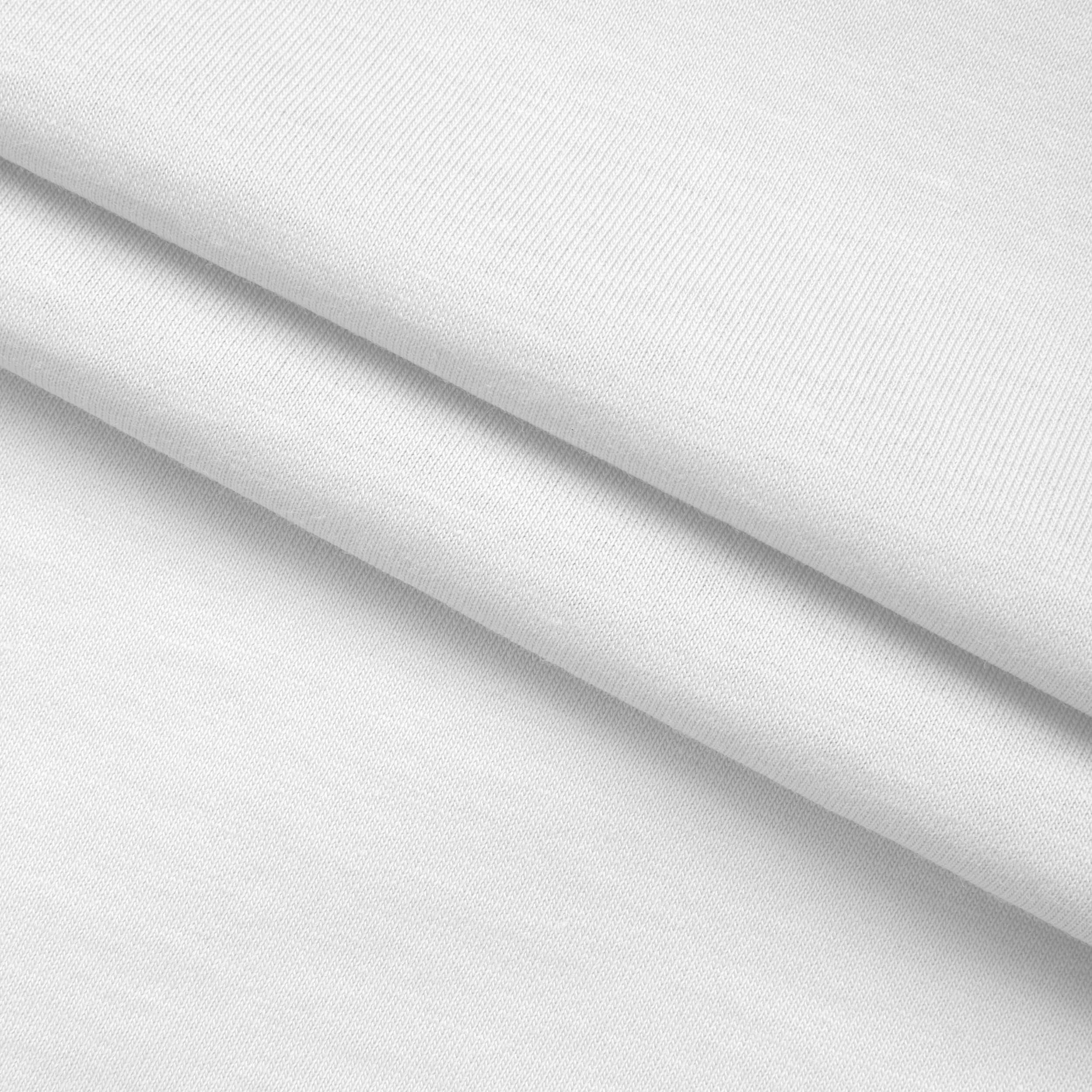 LIGHTWEIGHT COTTON JERSEY KNIT - BLANC DE BLANC