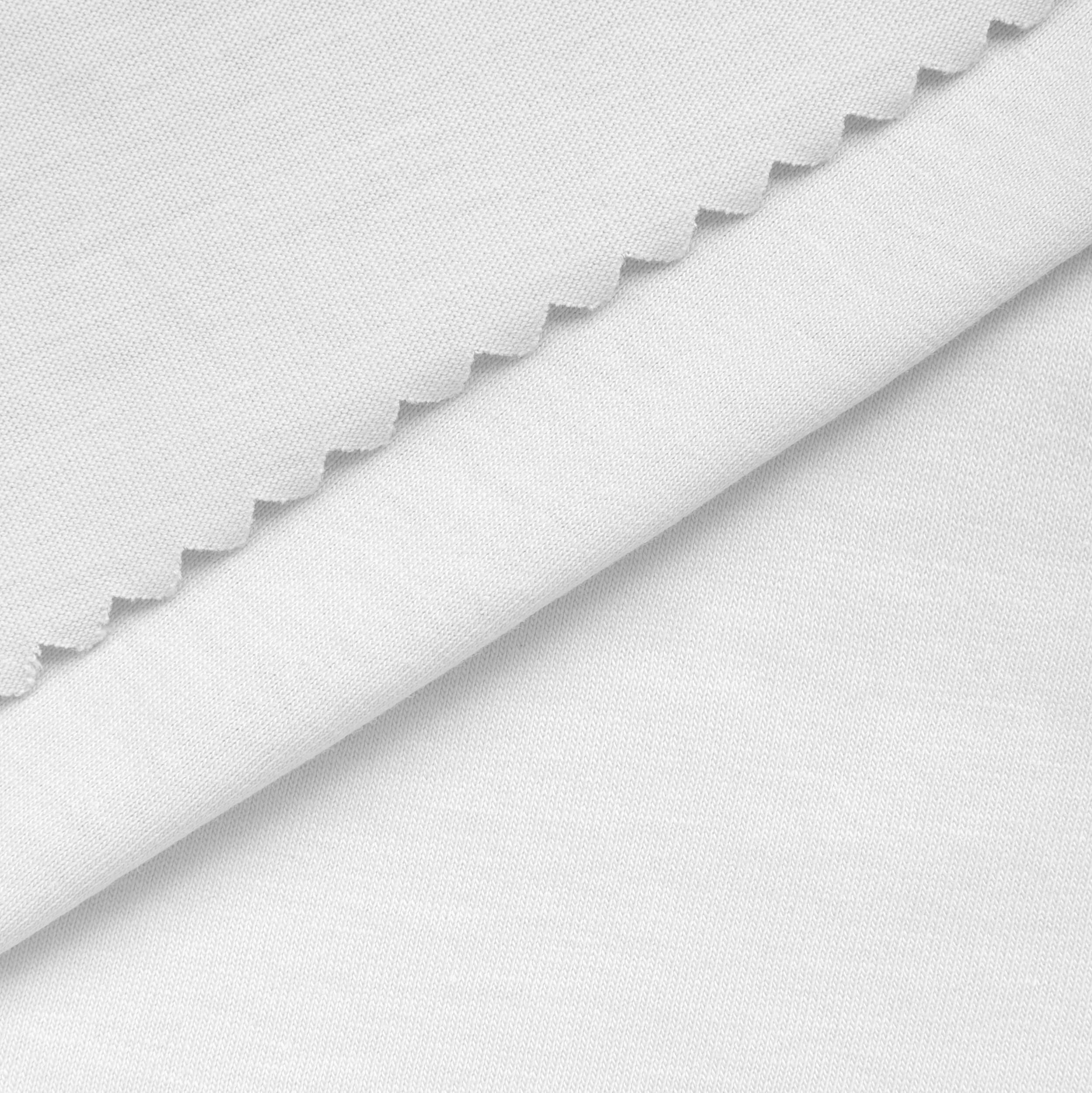 LIGHTWEIGHT COTTON JERSEY KNIT - BLANC DE BLANC