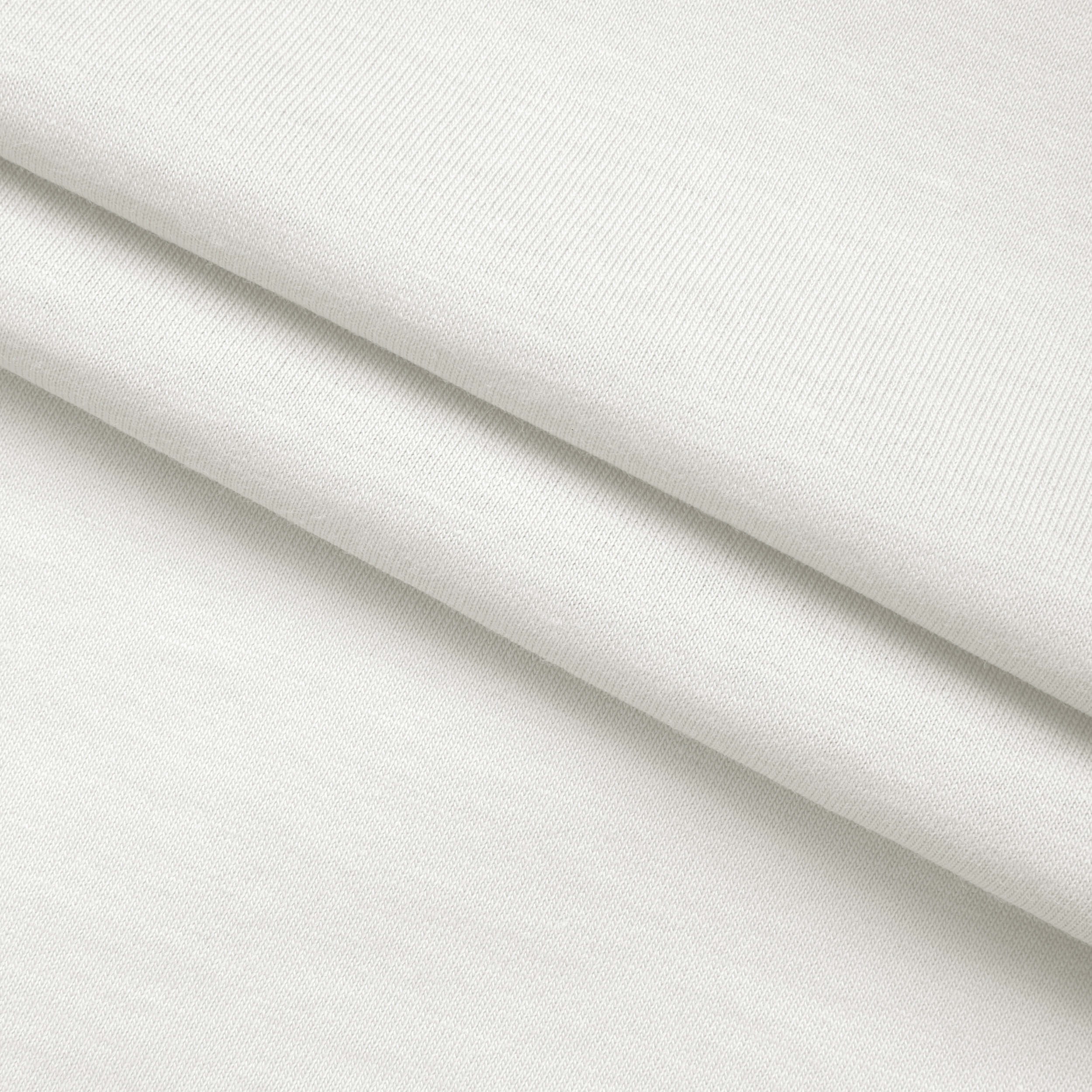 LIGHTWEIGHT COTTON JERSEY KNIT - BRIGHT WHITE