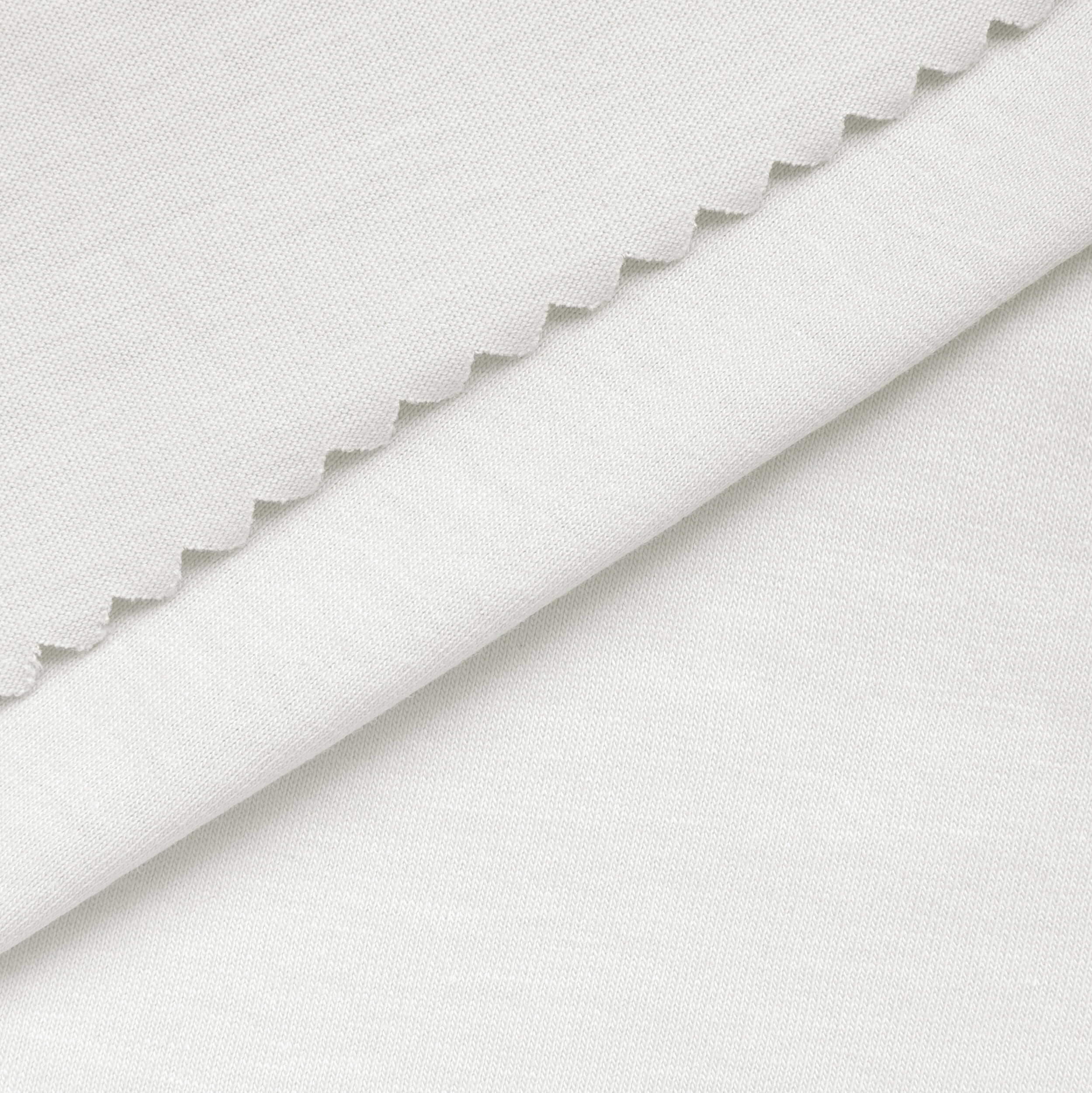 LIGHTWEIGHT COTTON JERSEY KNIT - BRIGHT WHITE