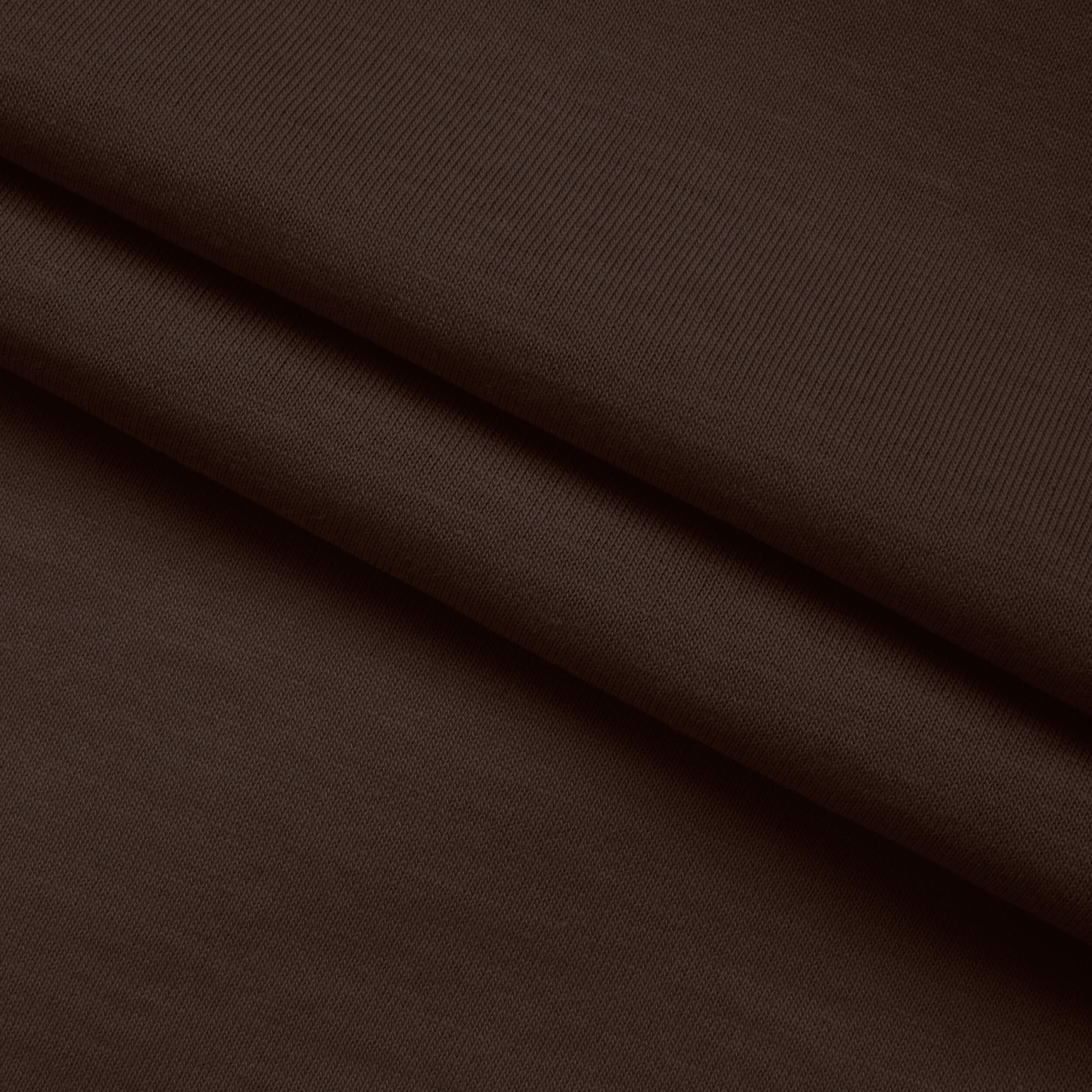 LIGHTWEIGHT COTTON JERSEY KNIT - COFFEE BEAN