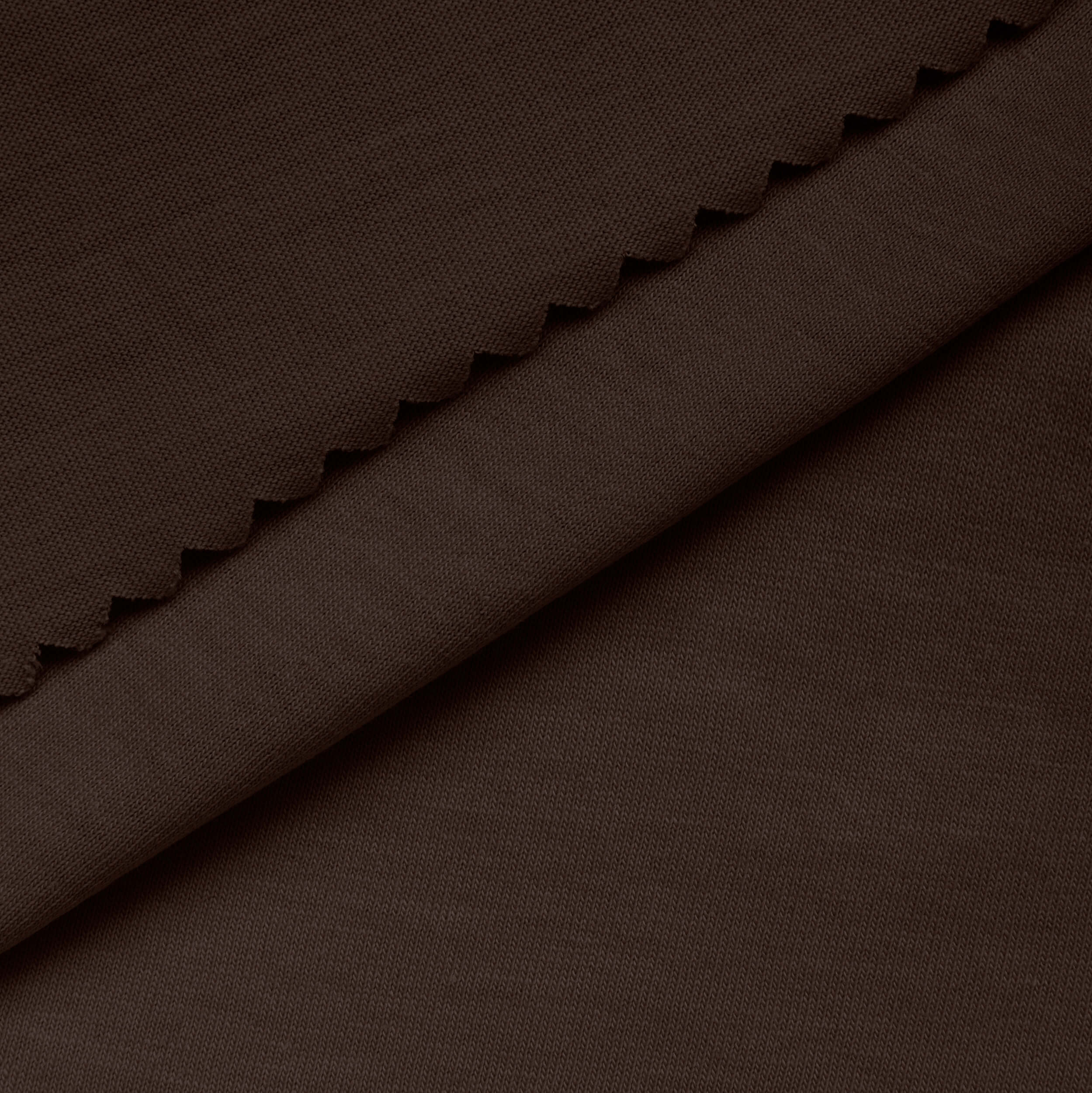 LIGHTWEIGHT COTTON JERSEY KNIT - COFFEE BEAN