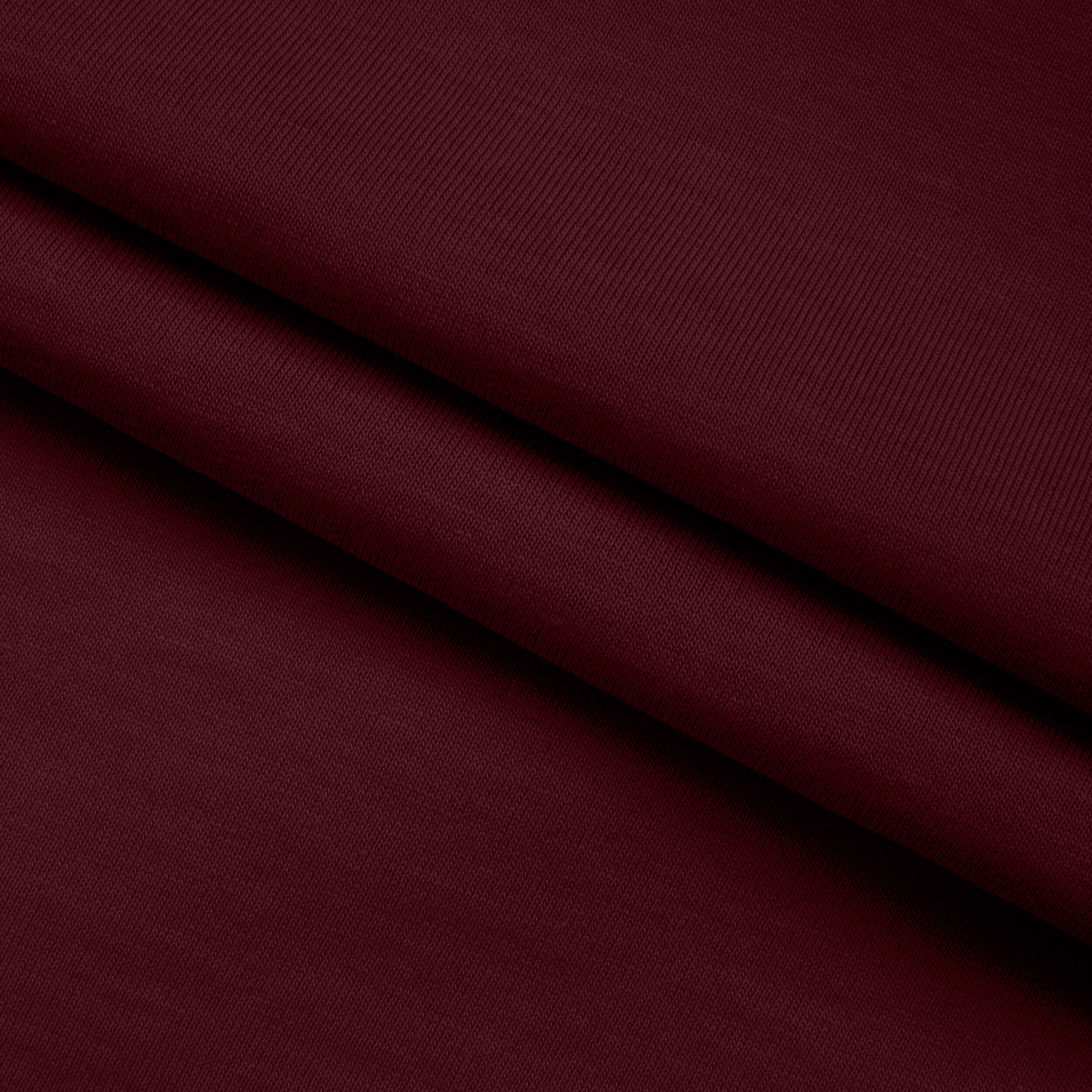 LIGHTWEIGHT COTTON JERSEY KNIT - CORDOVAN