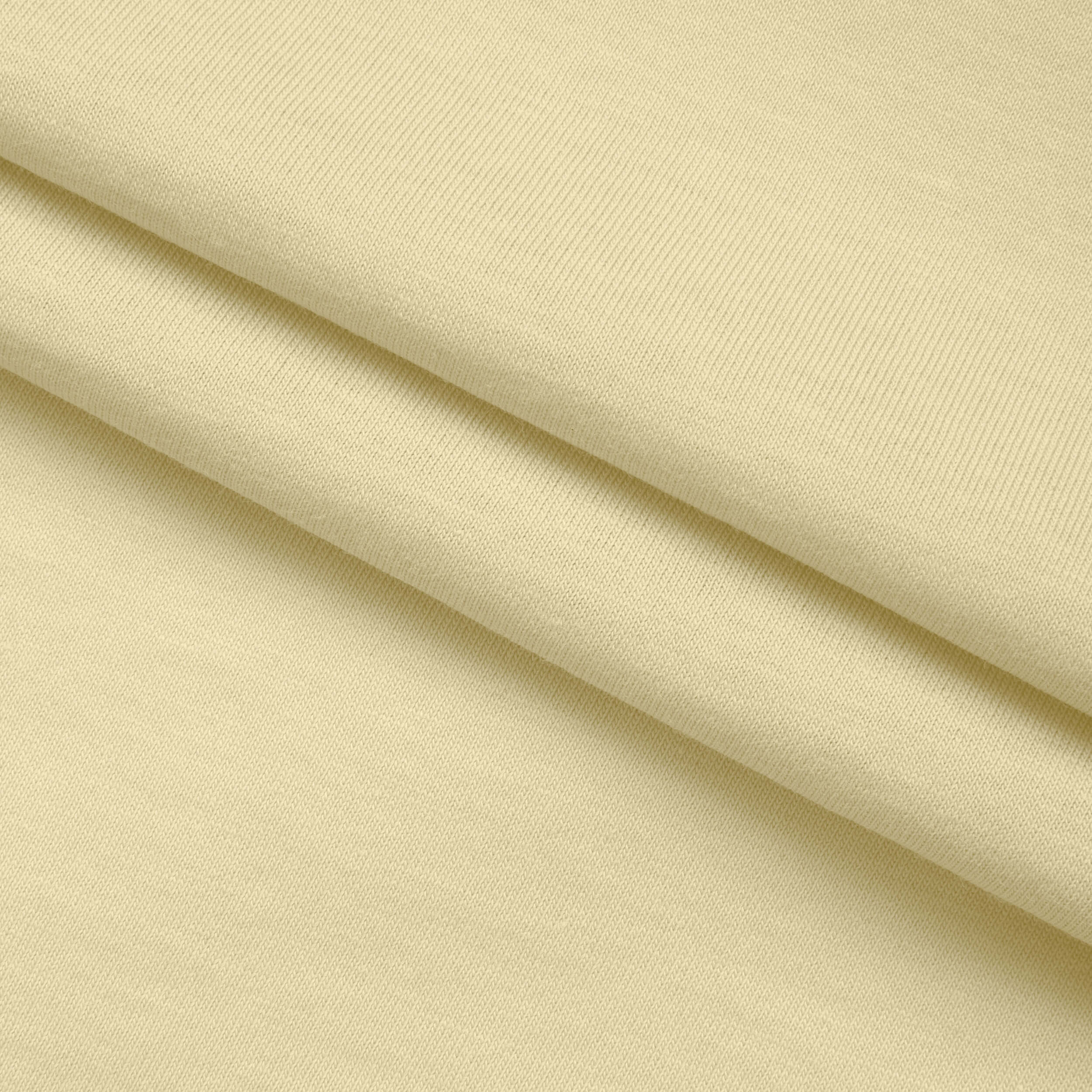 LIGHTWEIGHT COTTON JERSEY KNIT - DOUBLE CREAM