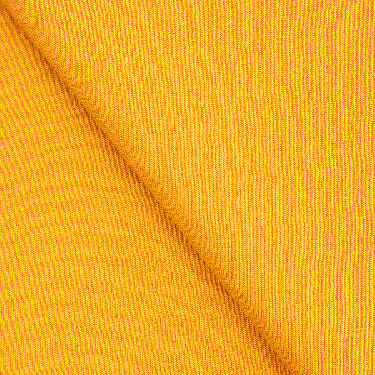 LIGHTWEIGHT COTTON JERSEY KNIT - LEMON CHROME