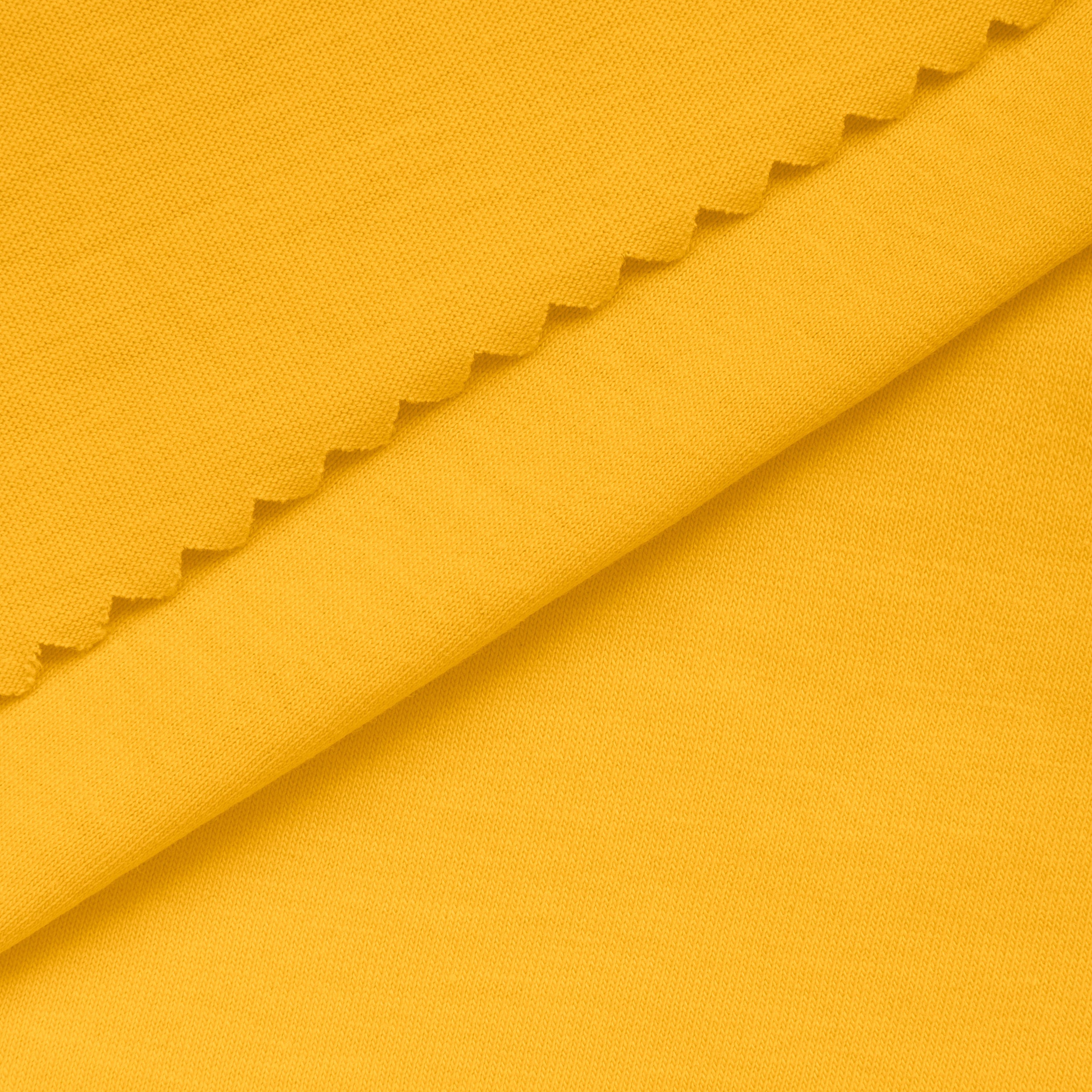 LIGHTWEIGHT COTTON JERSEY KNIT - LEMON CHROME