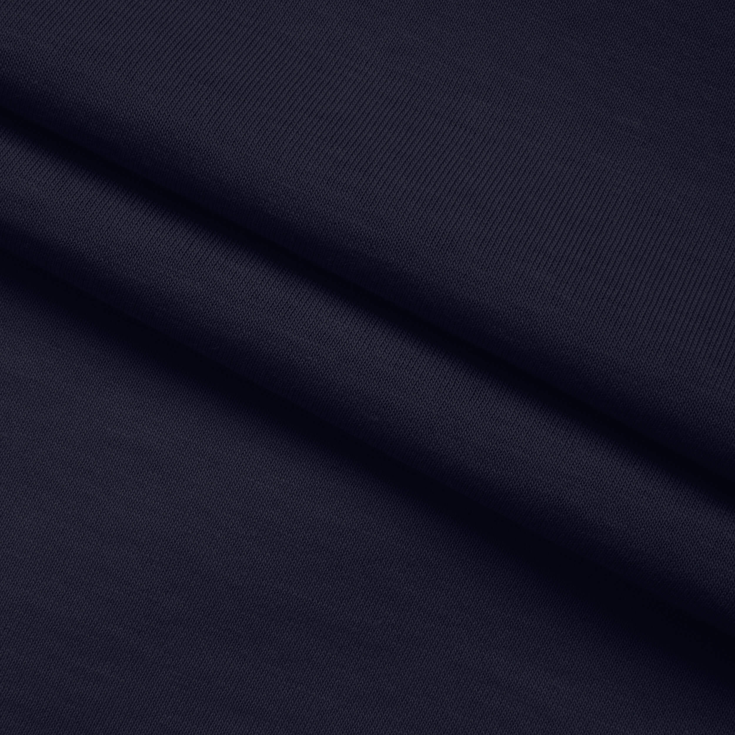 LIGHTWEIGHT COTTON JERSEY KNIT - NAVY BLUE