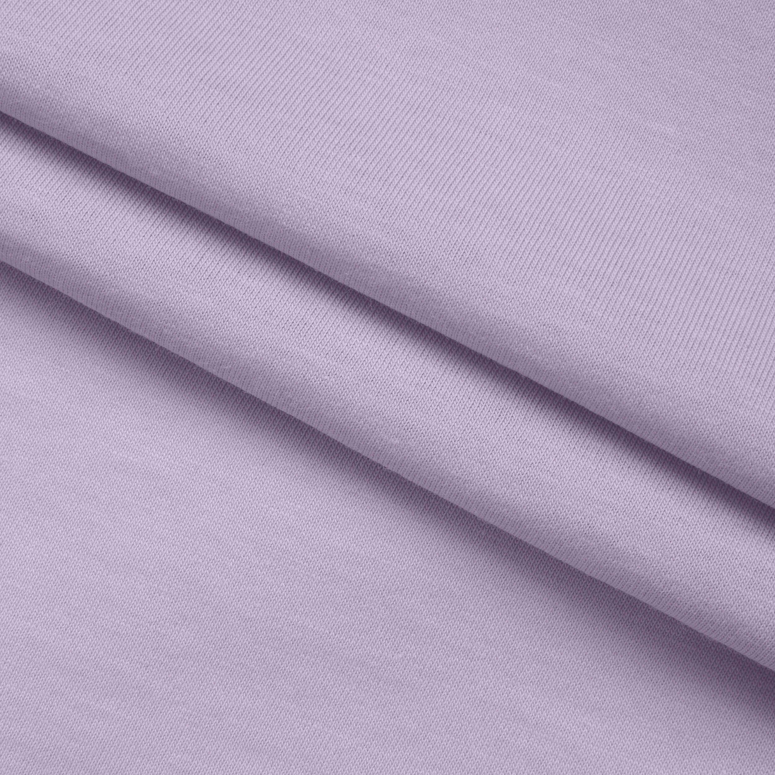 LIGHTWEIGHT COTTON JERSEY KNIT - PASTEL LILAC