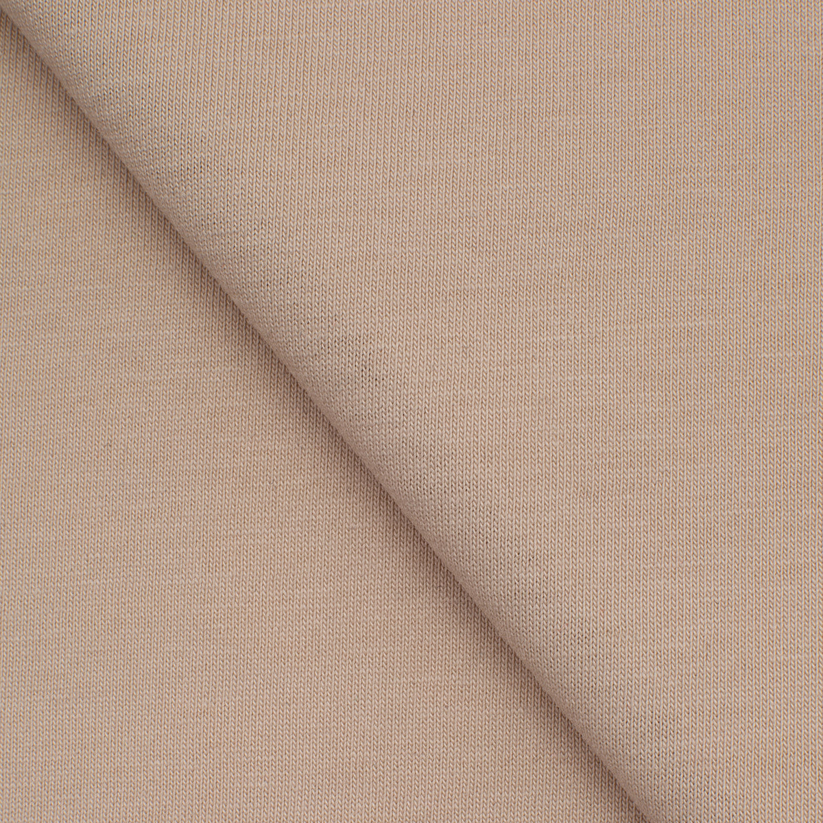 LIGHTWEIGHT COTTON SINGLE JERSEY FABRIC - GREIGE TAUPE - 140 GSM