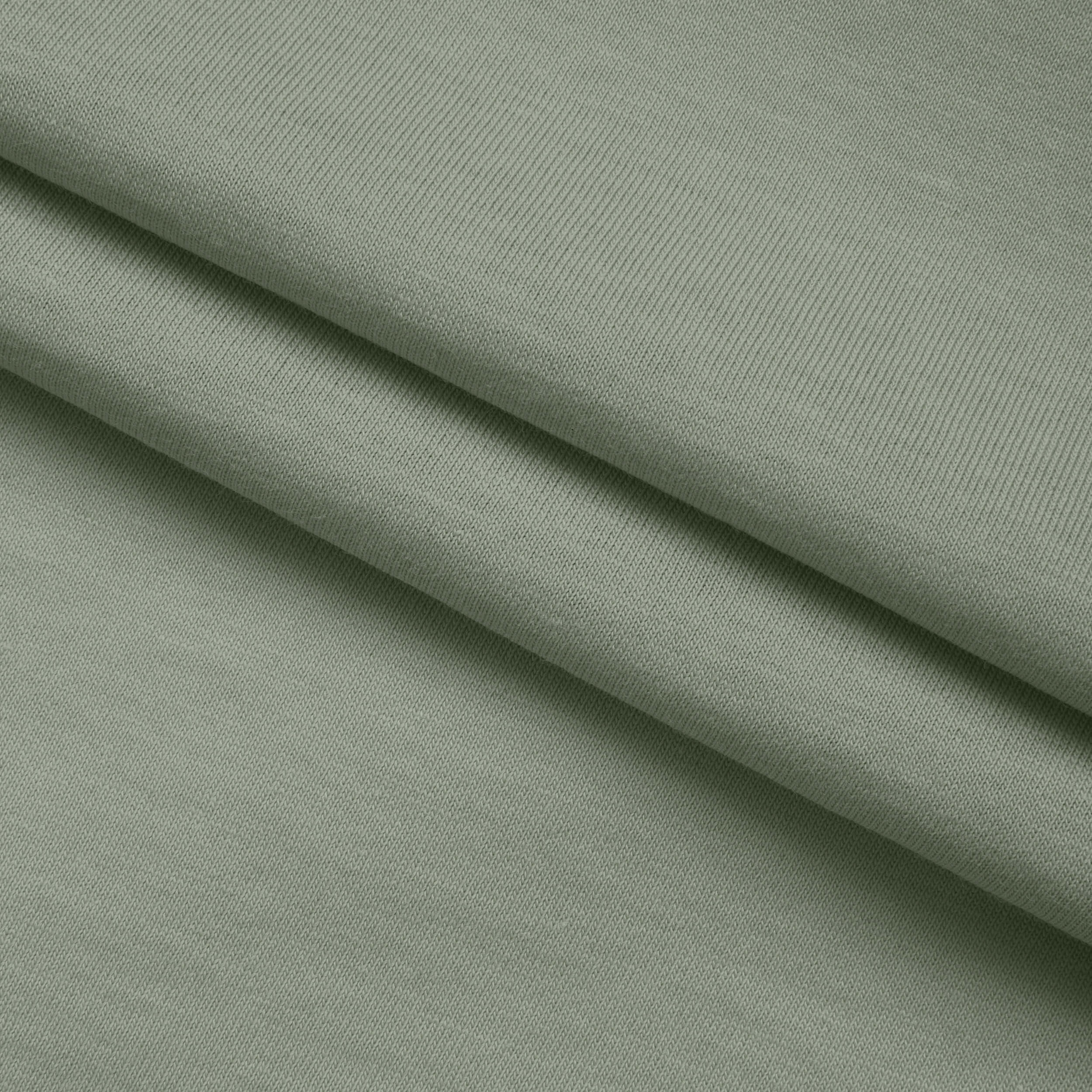 LIGHTWEIGHT COTTON JERSEY KNIT - SEAGRASS