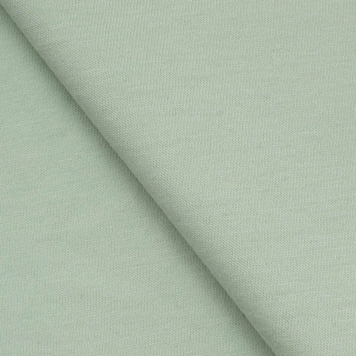 LIGHTWEIGHT COTTON SINGLE JERSEY FABRIC - GREY GREEN - 140 GSM